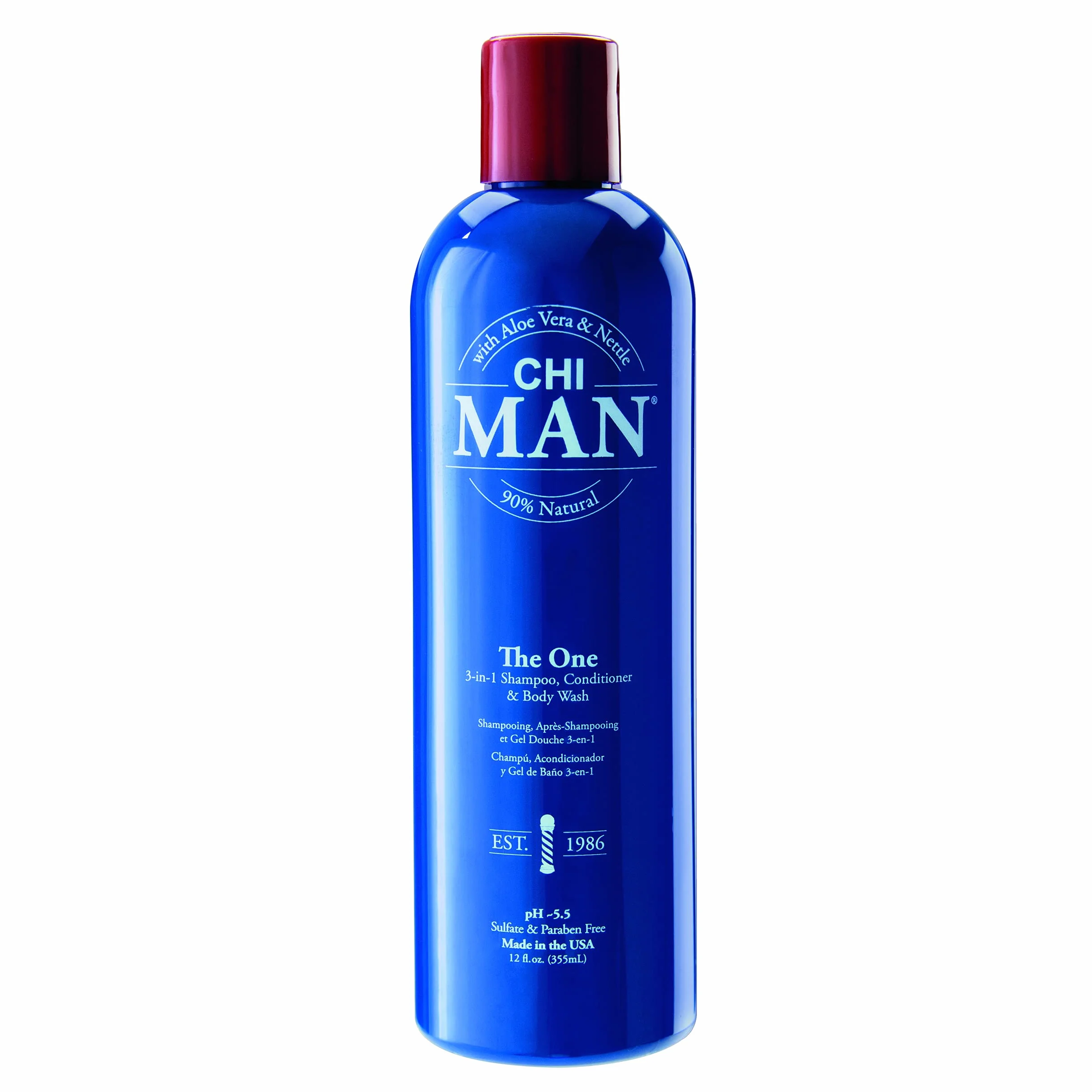 CHI Man The One 3 en 1 Shampooing Après-shampoing Gel Douche 355 ml