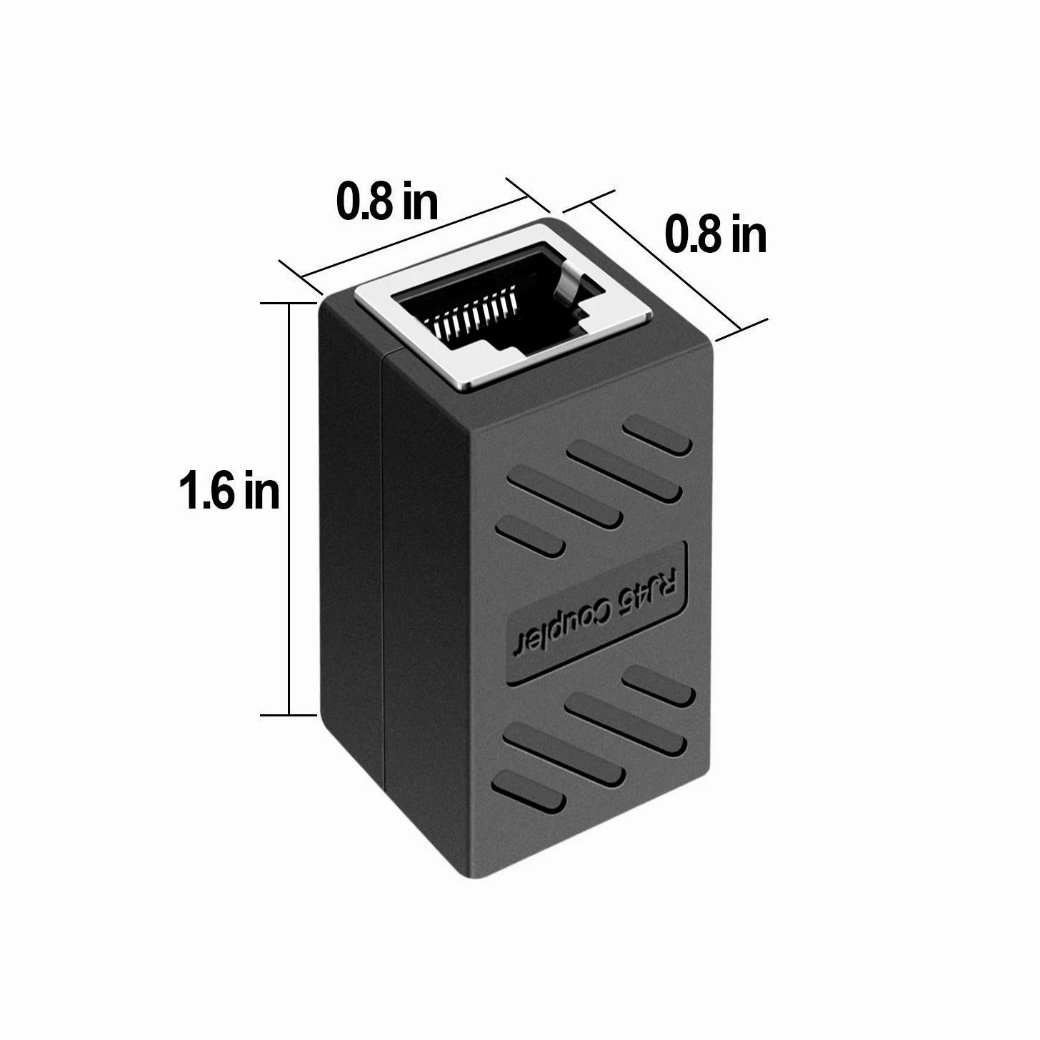 Coupleur RJ45, connecteurs Ethernet, coupleur en ligne pour câble Ethernet Cat7/Cat6/Cat5e/Cat5 – Femelle vers femelle (lot de 20)