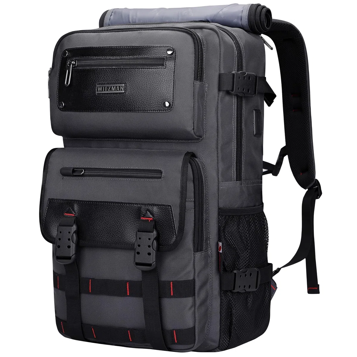 WITZMAN Sac à Dos Voyage Homme Convertible 17 Pouces avec USB