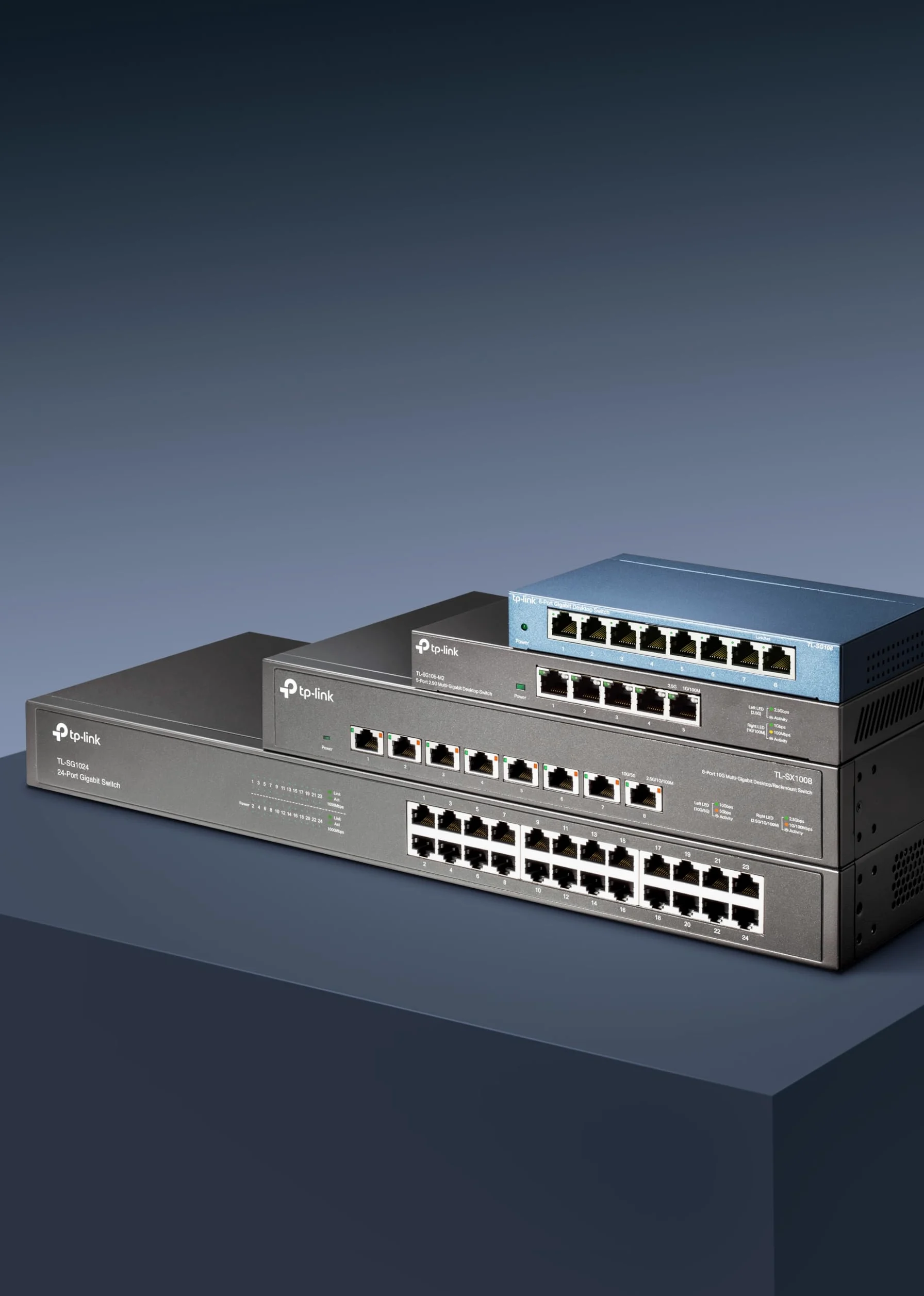 TP-Link Switch Ethernet Gigabit 16 Ports RJ45, Boîtier Métal Noir,TL-SG1016