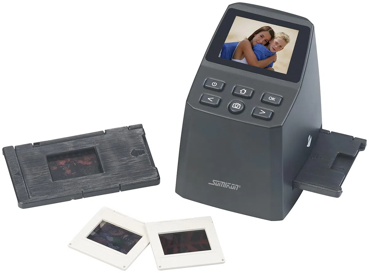 Scanner autonome 16 Mpx / 4920 dpi pour diapositives et négatifs SD-1500.dig [Somikon]