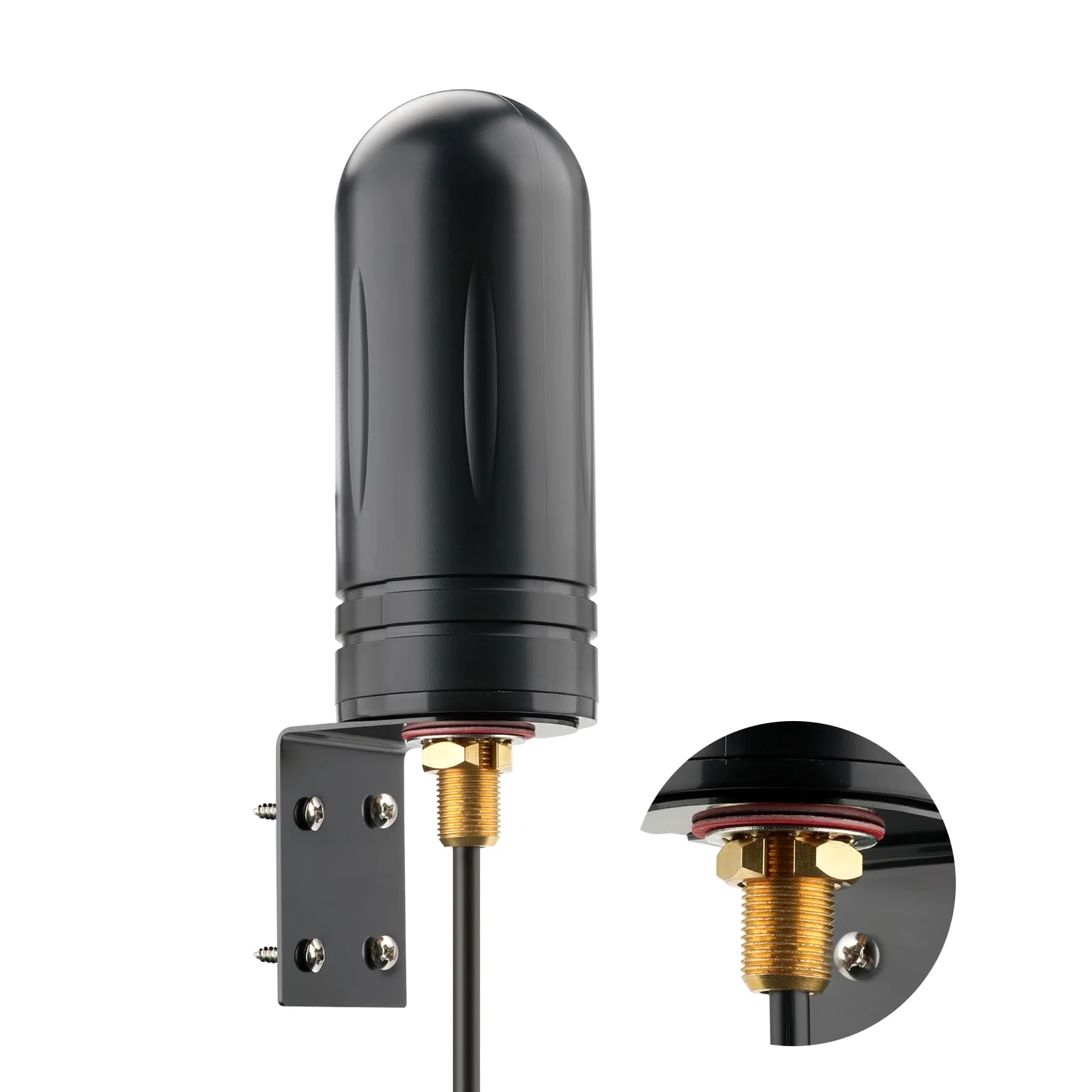 Bingfu Antenne SMA 5G 4G 600-6000 MHz SMA à montage mural extérieur Antennes cellulaires LTE 7 dBi avec câble RG58 de 3 m compatible avec Trail Hunting Wildlife Game Cam Router Gateways Caméra de