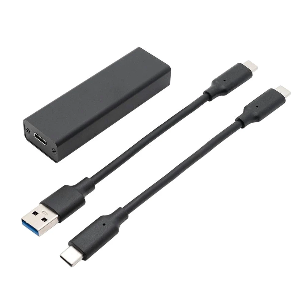 Adaptateur Ethernet USB 3.2 vers 5 Go avec puce Realtek Rtl8157 pour Windows 11 et Mac, design double câble y compris type C vers C et A vers C en nylon pour cordon tressé, couleur noire pour