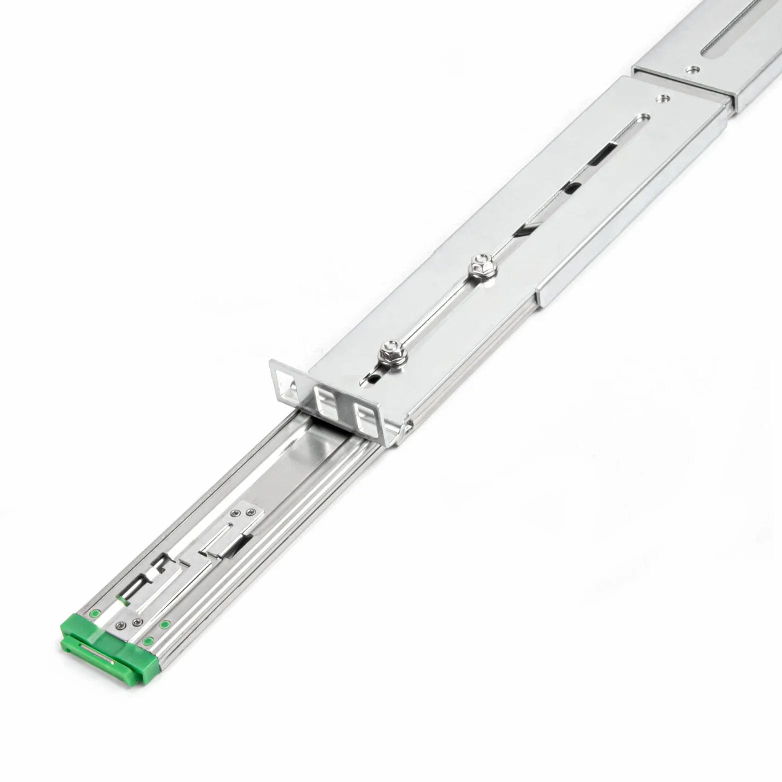 Silverstone SST-RMS07-20 - Kit de Rails coulissants à roulement à Billes de Haute qualité pour châssis de Montage en Rack, Prise en Charge des châssis de 430mm de Large (1U + 2U), jusqu'à 40 kg