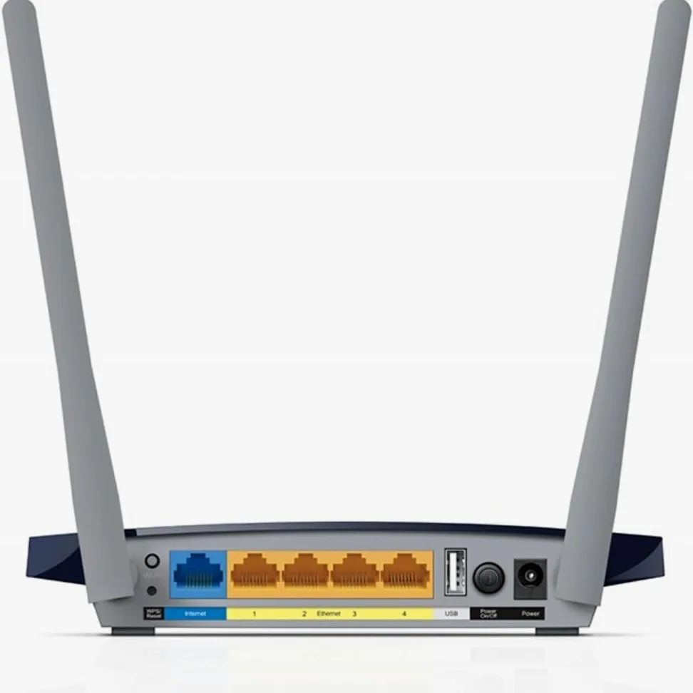 TP-Link Routeur 1200 Mbps Wi-Fi Gigabit Bi-Bande: 300 Mbps en 2.4 GHz, 867 Mbps en 5 GHz, 5 ports Ethernet, 1 port USB 2.0 (Archer C50) Blanc