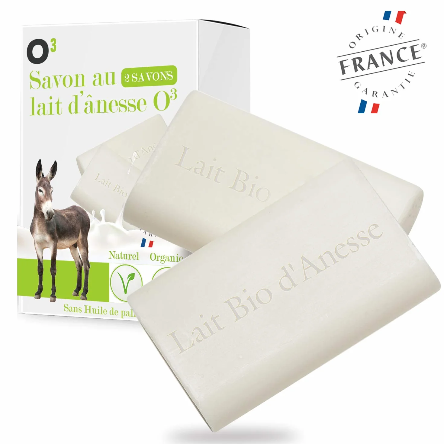 Savon au Lait Bio d'Anesse 100% Naturel Anti ride Anti Acné 2x100g