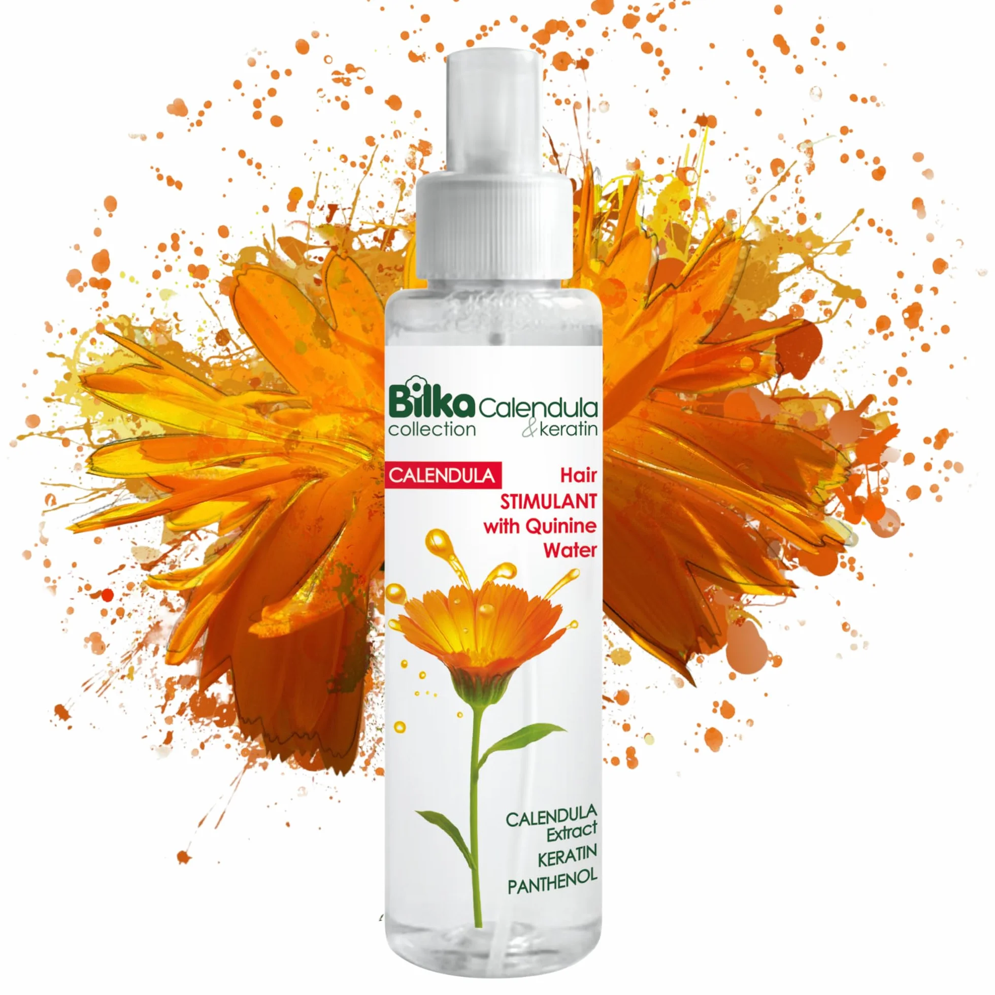 Stimulans de croissance des cheveux au calendula et à la kératine - Soin capillaire
