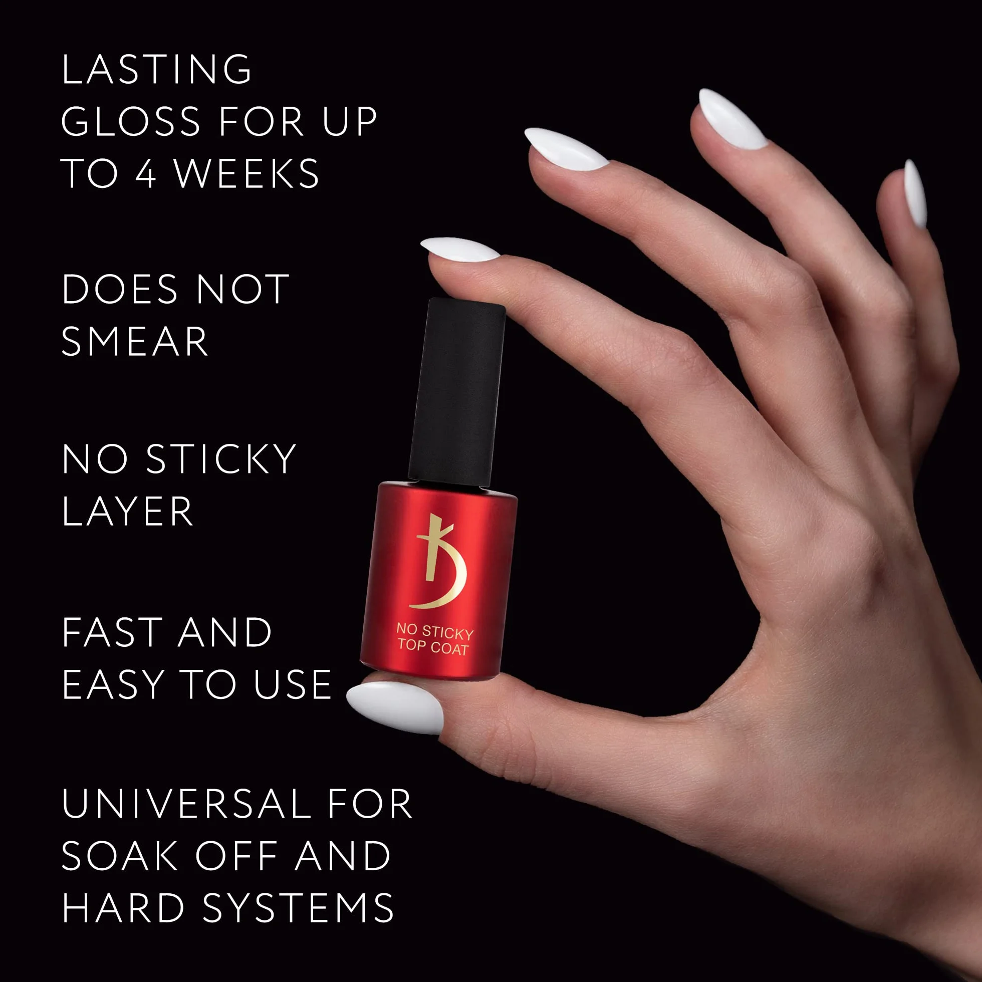 Professional Gel UV Top Coat Vernis à ongles Longue durée Finition brillante 15 ml