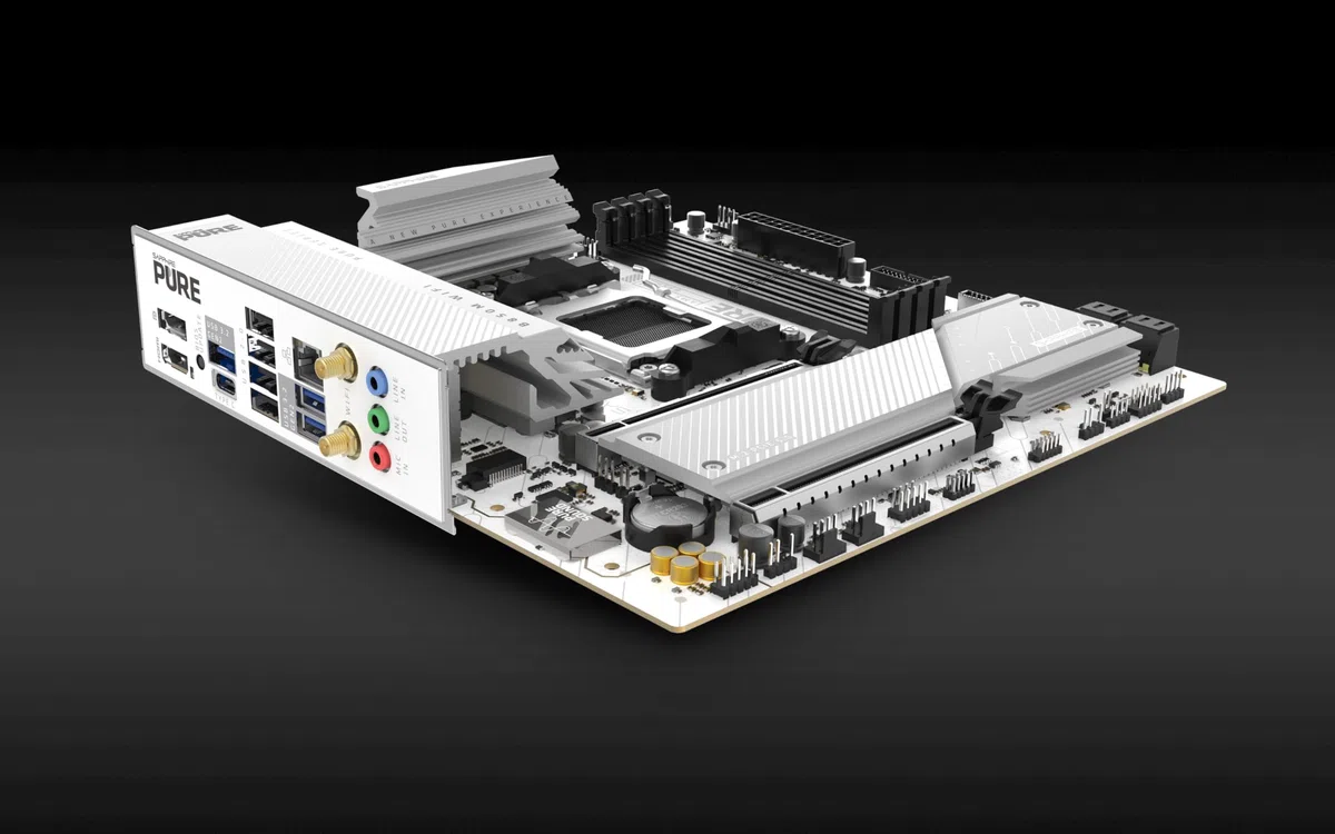 SAPPHIRE Carte mère AMD AM5 MATX Pure B850M WiFi 52123-02-40G