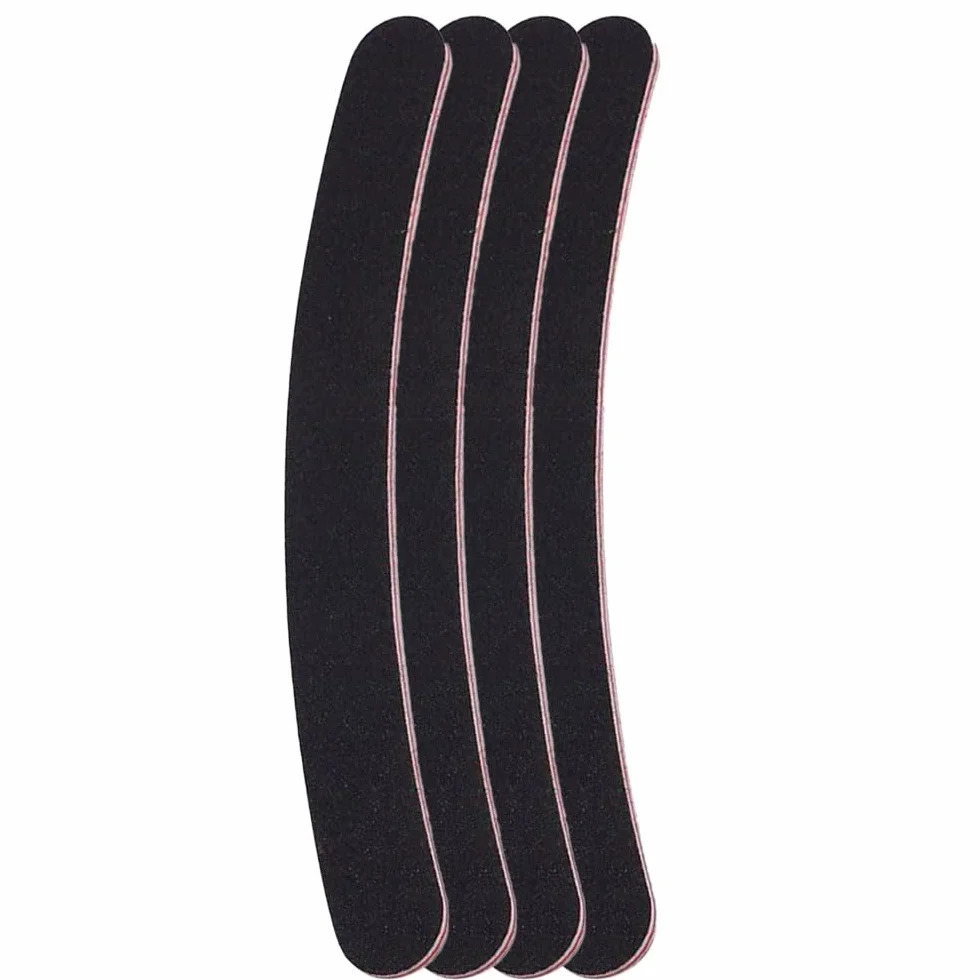 Limes à Ongles Professionnelles 4 Pcs Incurvé Banane Double Face