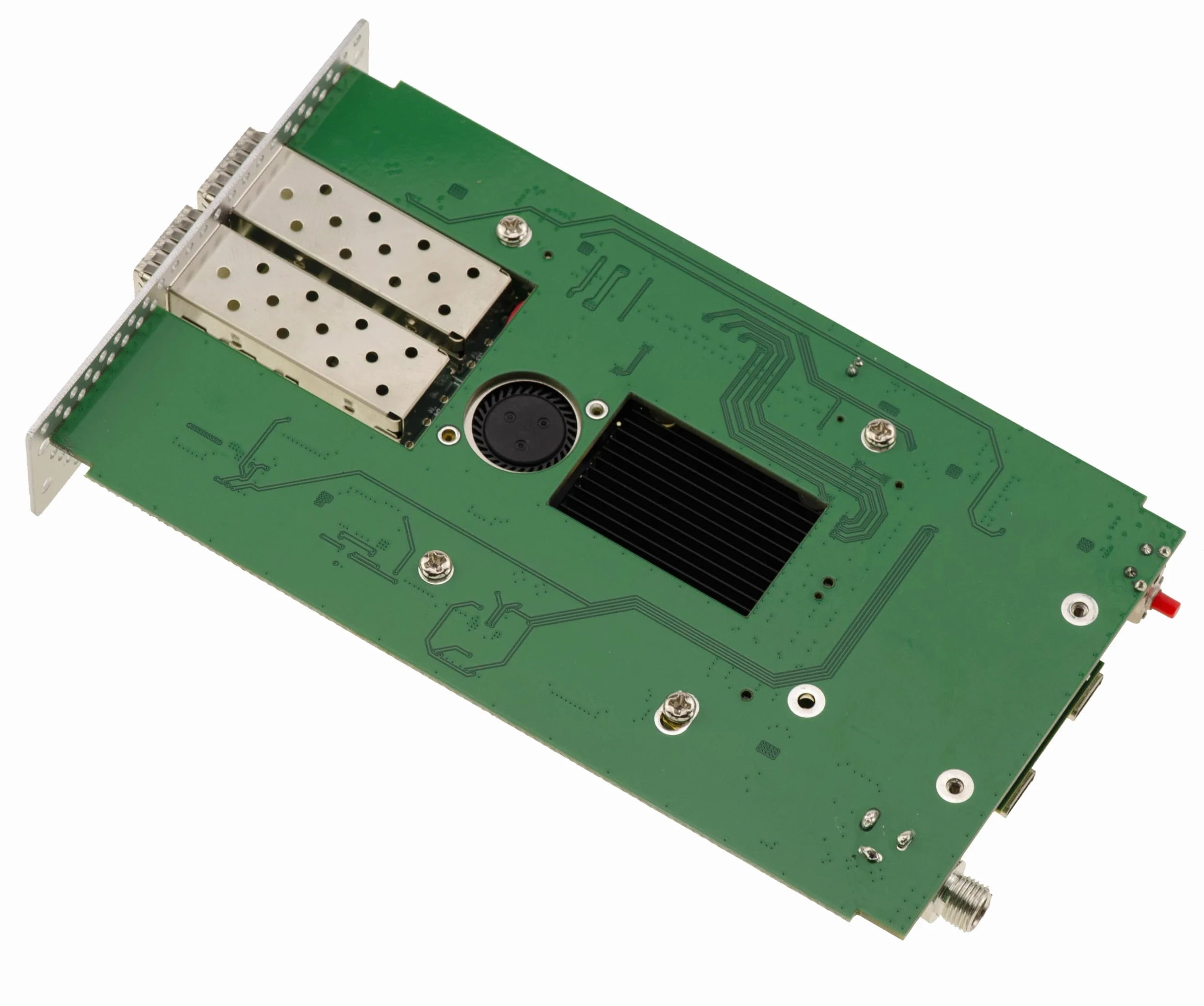 KALEA-INFORMATIQUE Cordon Thunderbolt USB4 40G vers 2 Ports SFP28 25G | Convertisseur USB4 ou Thunderbolt 3/4/5 vers fibre 25G SFP28 avec chipset Mellanox ConnectX-4Lx, chainage Daisy Chain