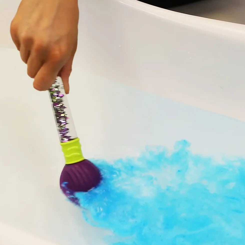 ZIMPLI Baff Bombz Magic Brush 4 Bombes de Bain Baguette Magique