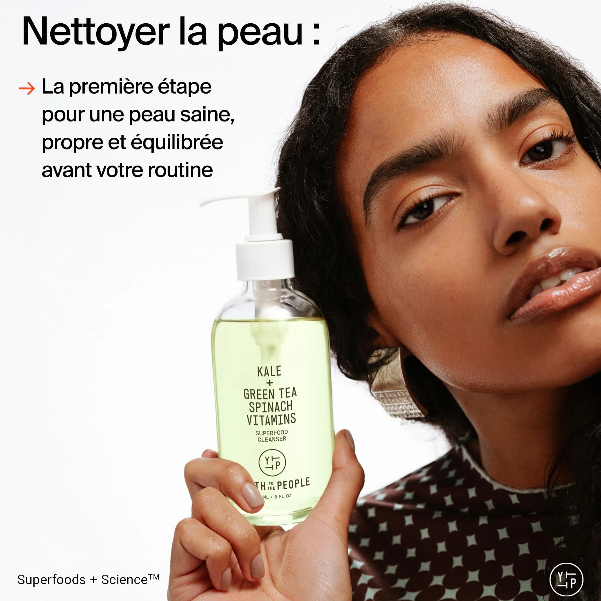 Youth To The People Superfood Cleanser Nettoyant Visage Enrichi en Chou Kale Thé Vert Épinards pH Équilibré 59 ml