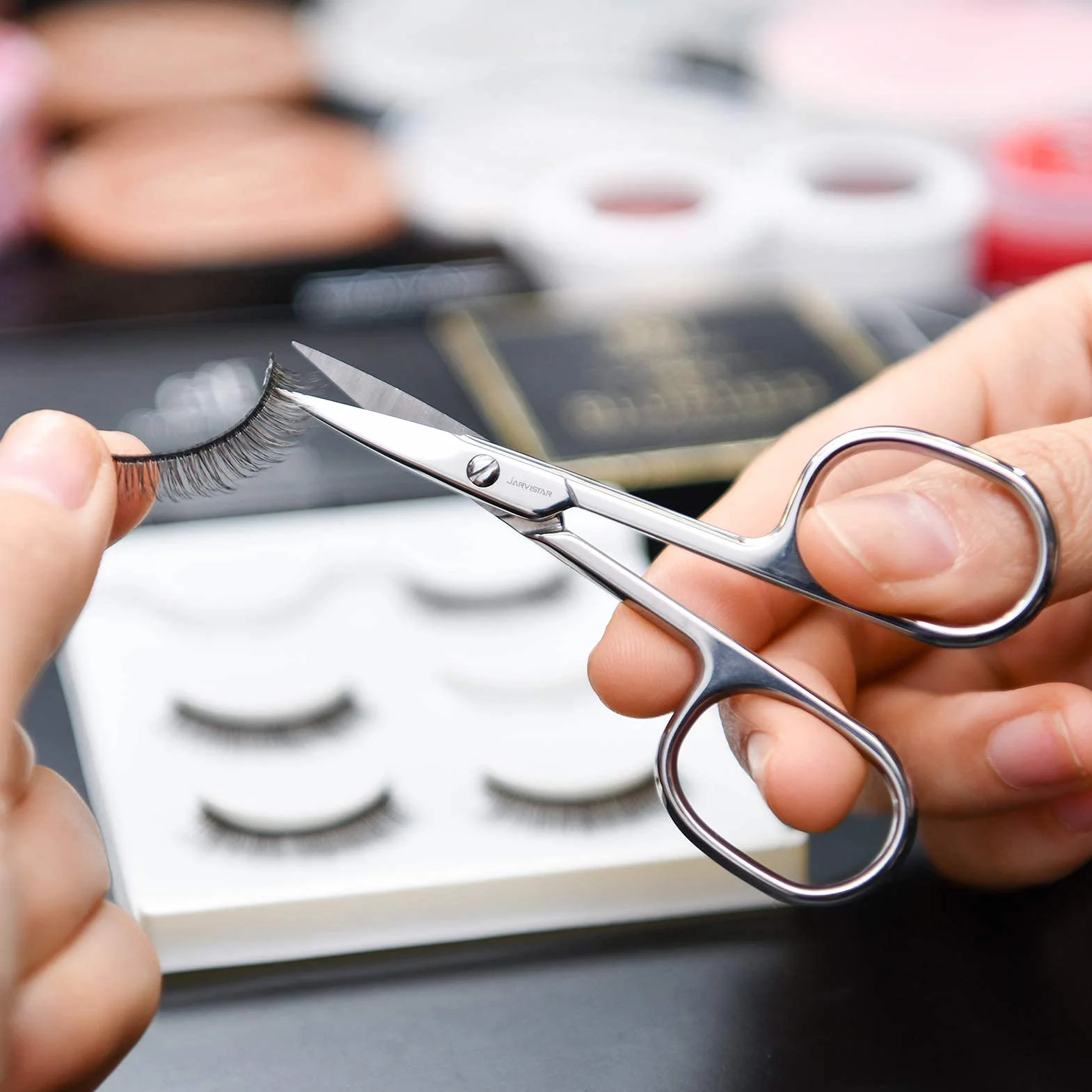 JARVISTAR Ciseaux à ongles incurvés 95 mm manucure pédicure