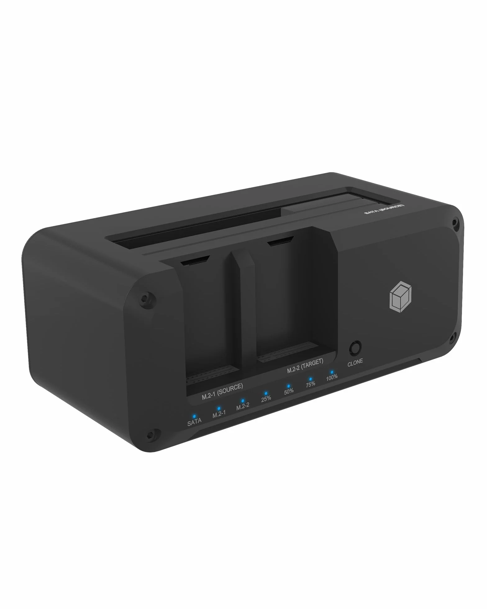 ICY BOX Station d'accueil M.2 NVMe SATA USB 3.2 10 Gbit/s clonage bidirectionnel