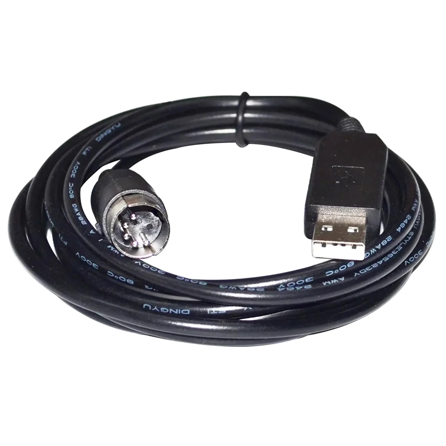 Adaptateur USB vers DIN 5PIN MÂLE RS232 CÂBLE DE Communication SÉRIE(1.8m)