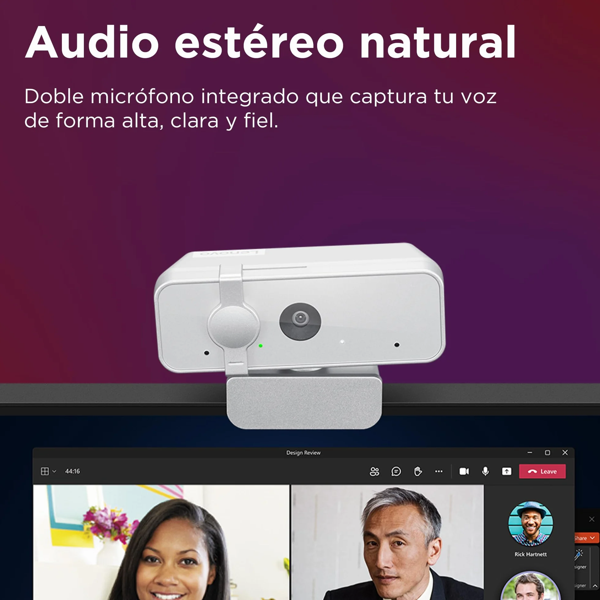 Lenovo Webcam 310 FHD Blanche