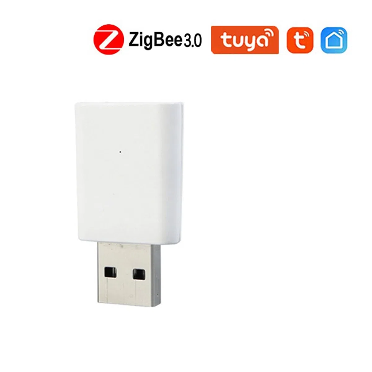 3X Tuya ZigBee 3.0 Répéteur de Signal USB Extender pour Appareils ZigBee2MQTT Mesh Home Assistant Deconz Automation, EU Plug