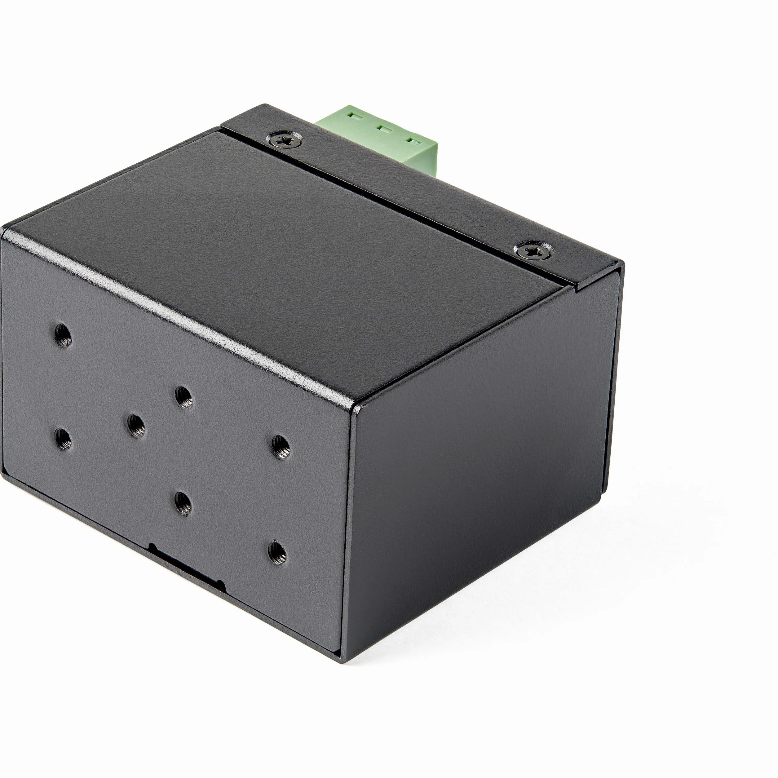 StarTech Convertisseur Fibre RJ45 PoE+ Industriel 30W, SFP (IMC1GSFP30W) | Gigabit, Monomode ou multimode, IEEE 802.3af/at, IP-30, -40 à +75C, Rail DIN