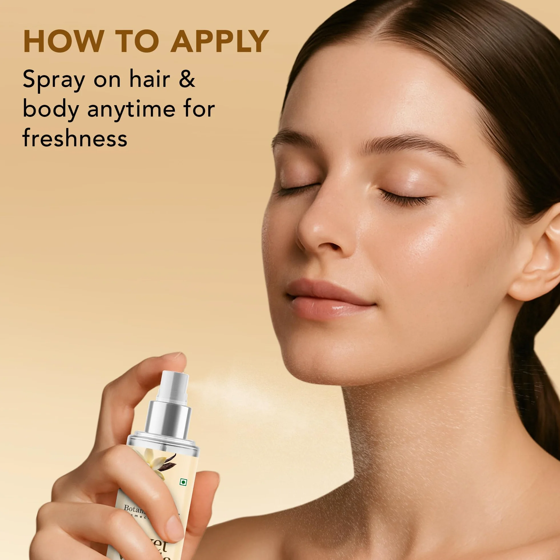 Botanic Hearth brume parfumée cheveux corps vanille 100 ml
