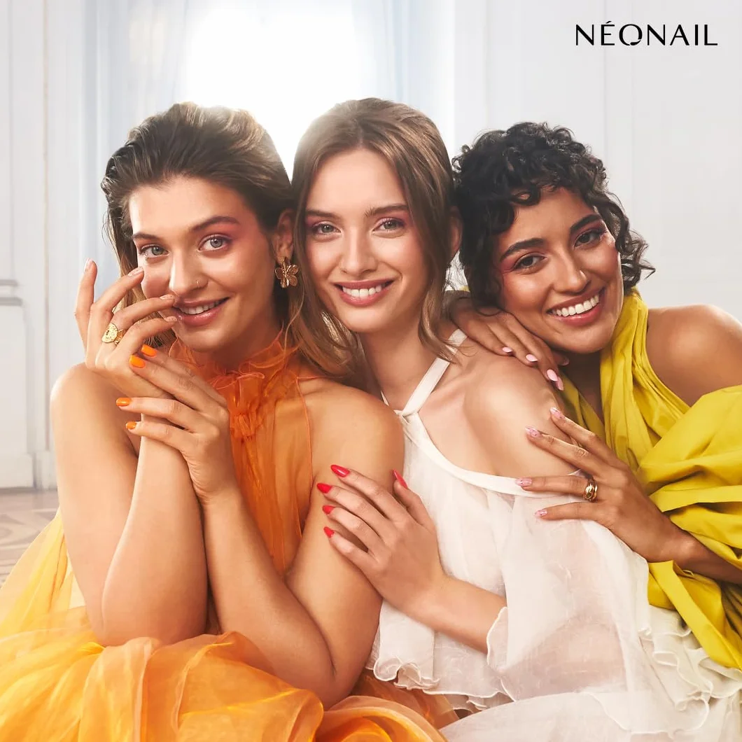 NEONAIL Fleurs Séchées Set de décoration d'ongles Nail Art 3 couleurs rose violet orange