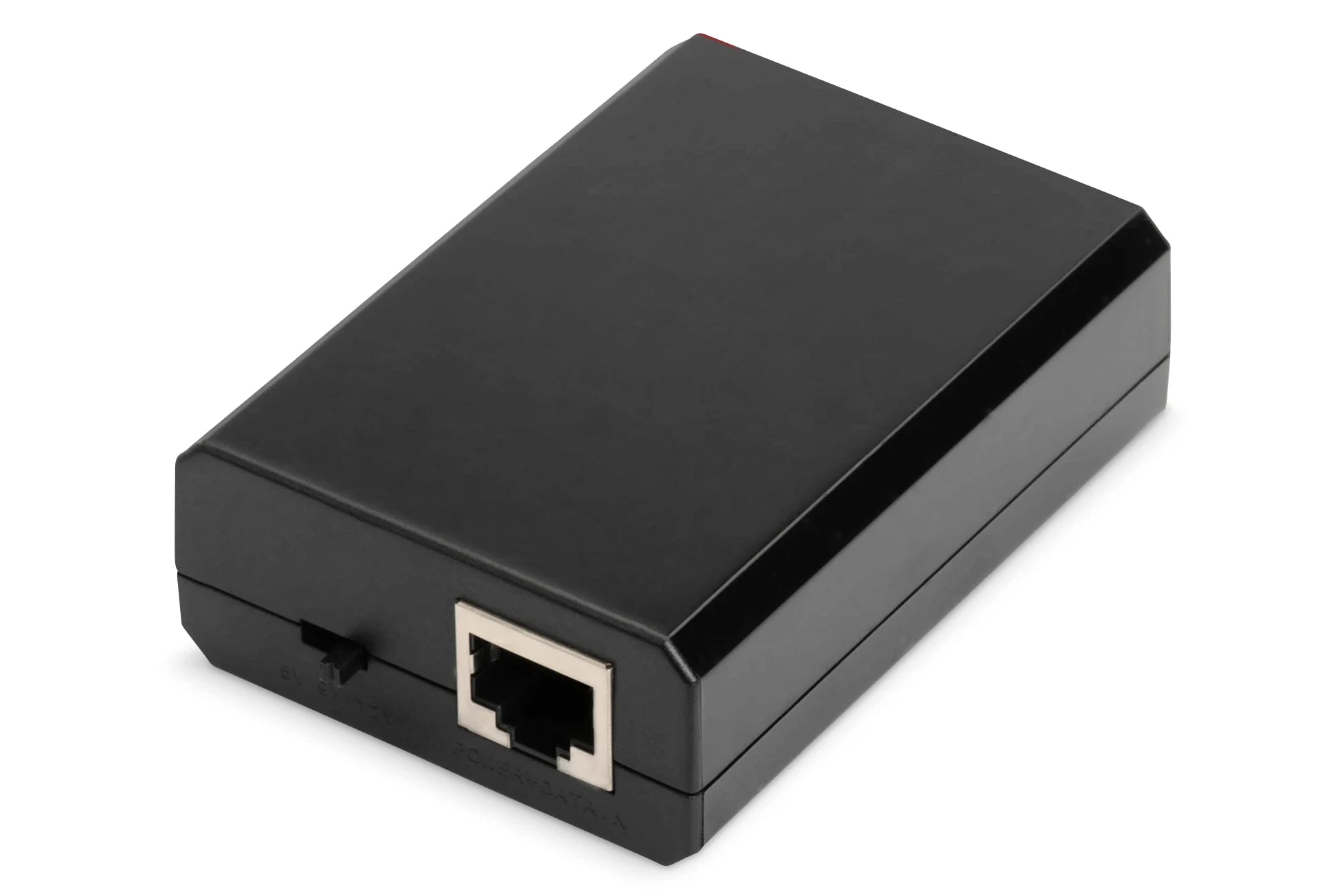 DIGITUS PoE+ Splitter - IEEE802.3at - Gigabit Ethernet - Tension de Sortie 5, 9, 12 Volt - DC 3.5mm Plug & Socket