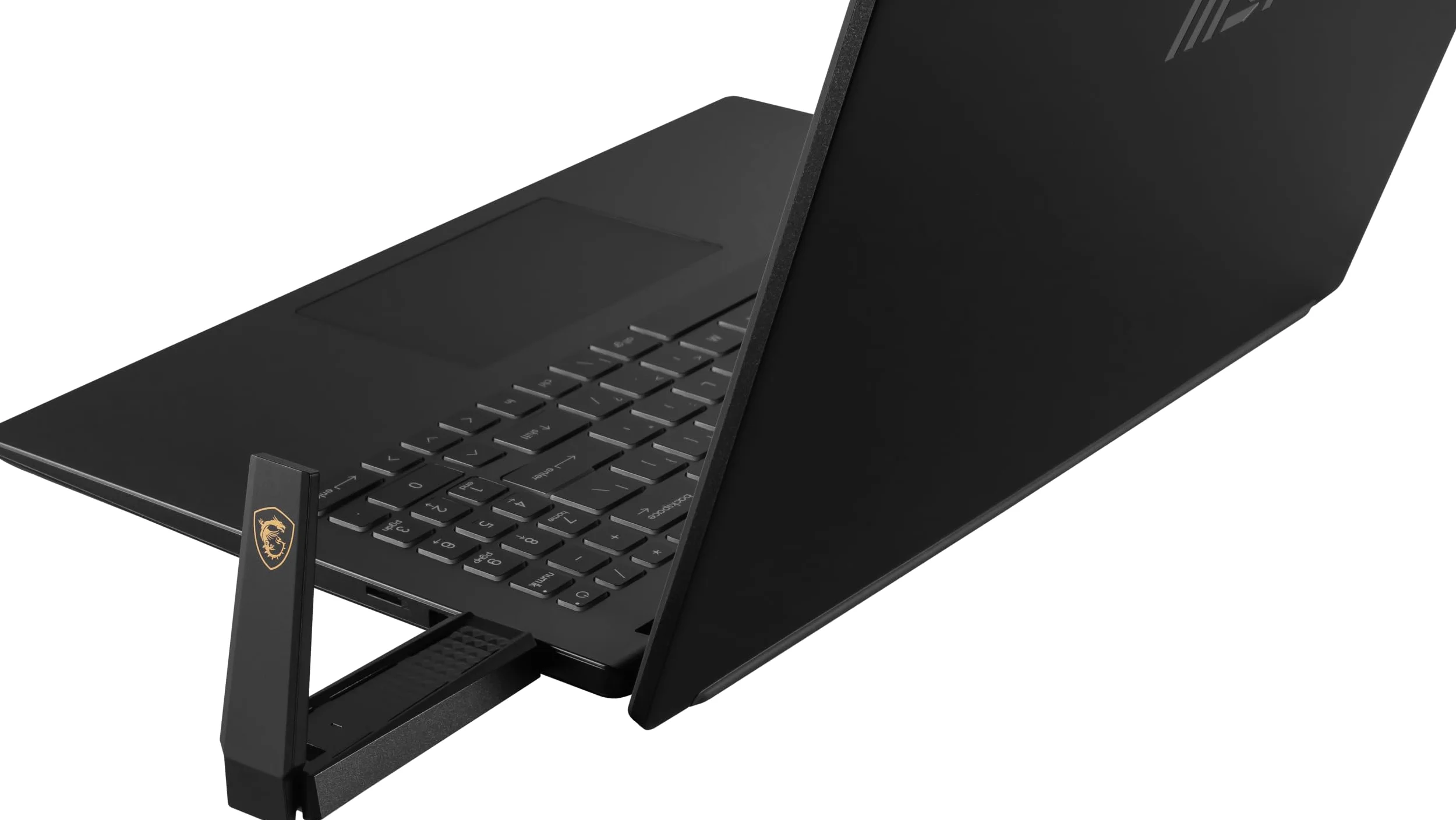 MSI AXE5400 Adaptateur WiFi 6E USB - WLAN jusqu'à 5400 Mbps (6 GHz, 5 GHz, 2,4 GHz sans Fil), USB 3.2 Gen 1, MU-MIMO, 2 antennes tri-Bandes à Gain élevé, Formation de Faisceaux, WPA3 - Support Inclus