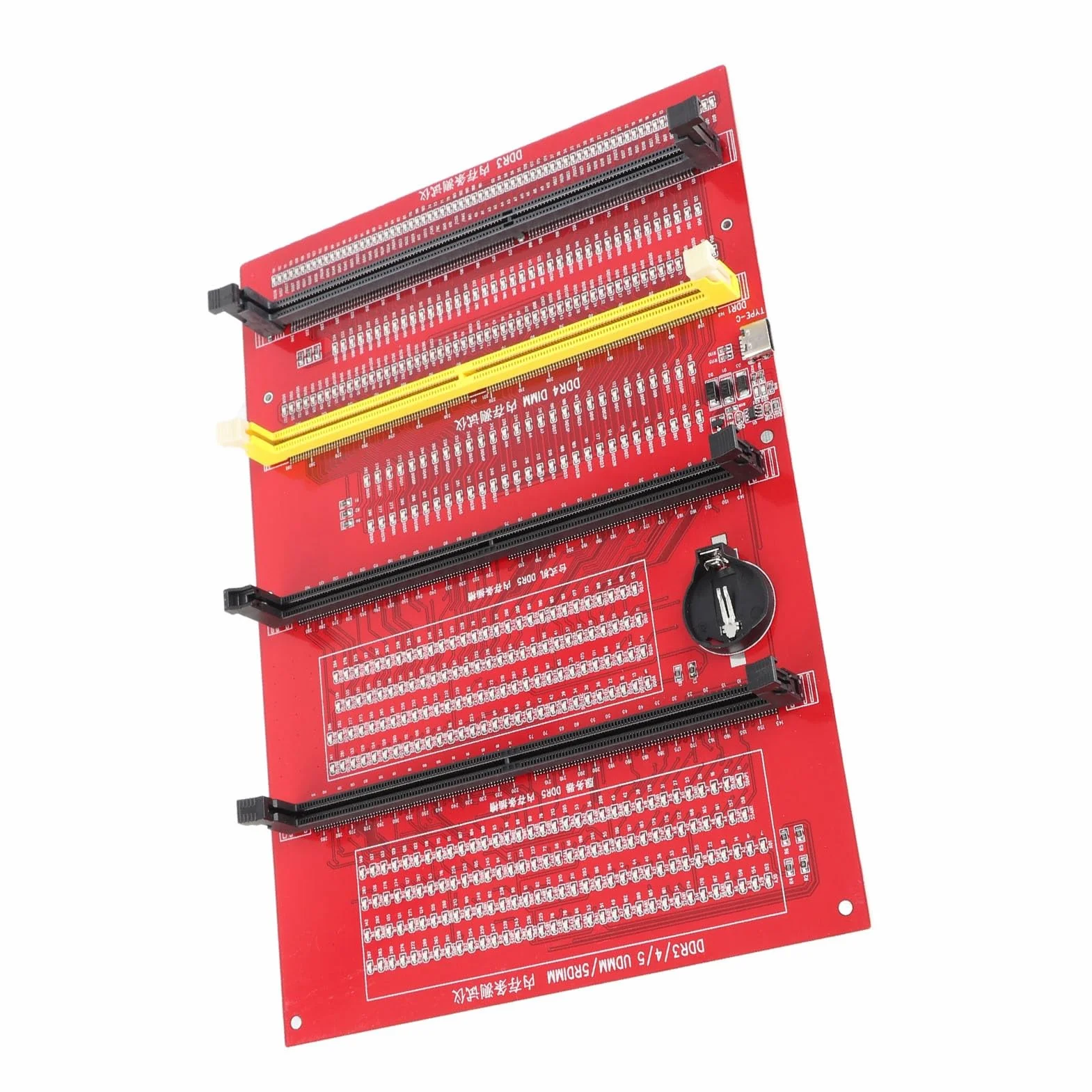 Testeur de Mémoire RAM Portable DDR3 DDR4 DDR5UDMM DDR5RDIMM Double Alimentation LED