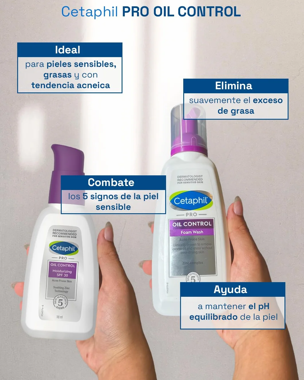 Cetaphil Pro Contrôle de l'huile Mousse de Nettoyage 236 ml