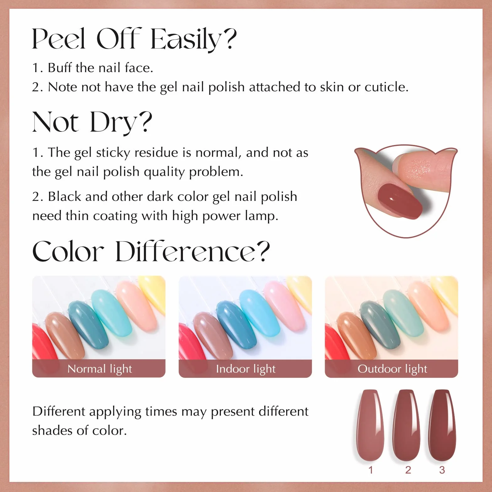ROSALIND Vernis Semi Permanent 38 Pcs 35 Couleurs Base Top Coat Brillant Matte Gel UV LED