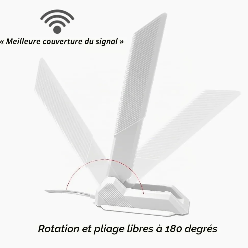 Antenne WiFi 7 Tri Band 2.4GHz 5GHz 6GHz Antenne Wifi pour MSI PRO Z790-A | MAX Z890-P Z890-S X870E-P B860-P B850 B840 H810I, B840 B850 Gaming Plus, MPG B850 Edge TI WiFi X870E. Edge
