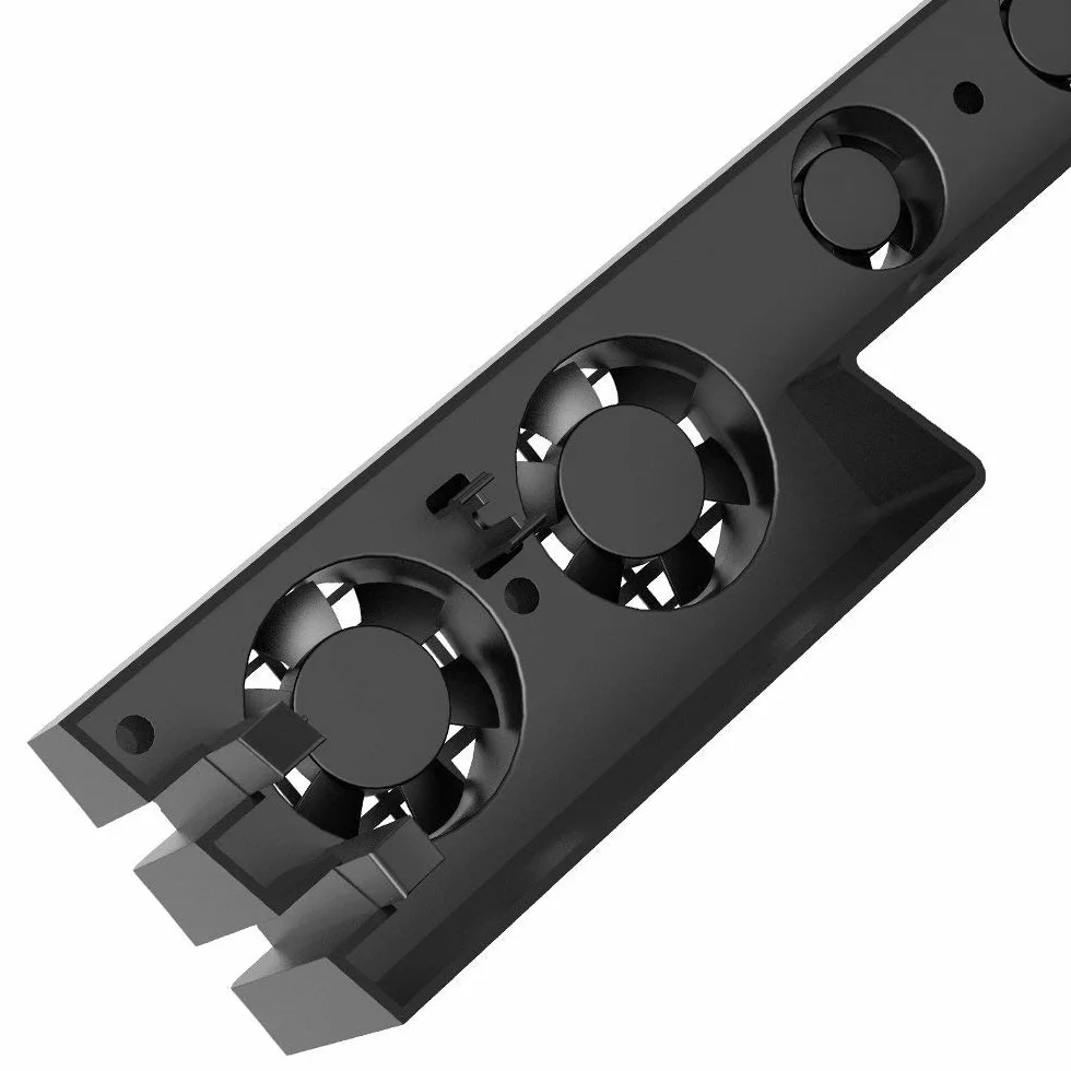 DollaTek Ventilateur USB Refroidissement 5 Températures pour PS4 Pro Noir