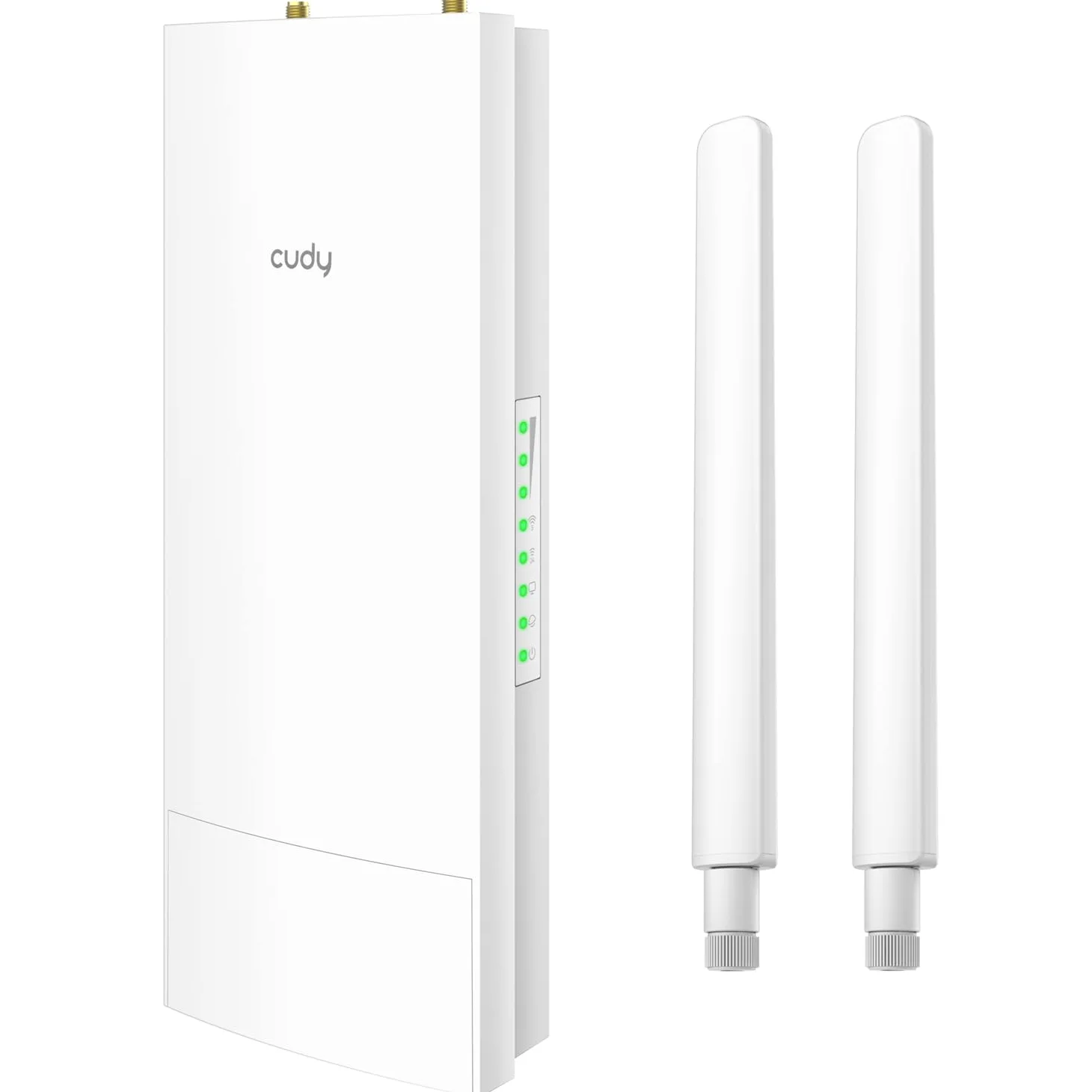 Cudy Unlocked Outdoor 4G LTE Cat 6 Gigabit Modem Routeur, AC1200 WiFi, IP65, Antennes Amovibles, Adaptateur PoE Passif, Montage sur Poteau ou Mural, VPN, LT700 Outdoor