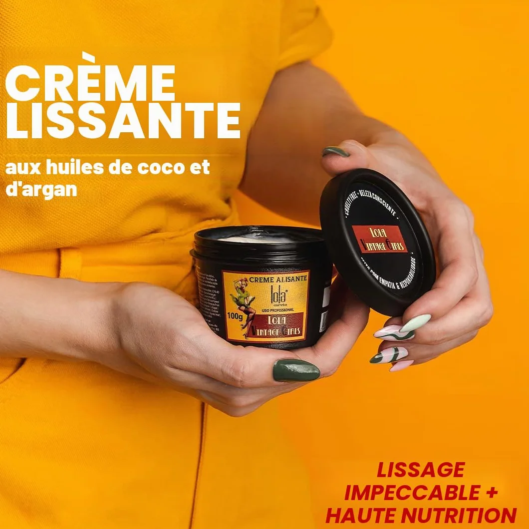 Lola Cosmetics Vintage Girls Petit Réducteur de Volume 100g Contrôle du Volume et Hydratation
