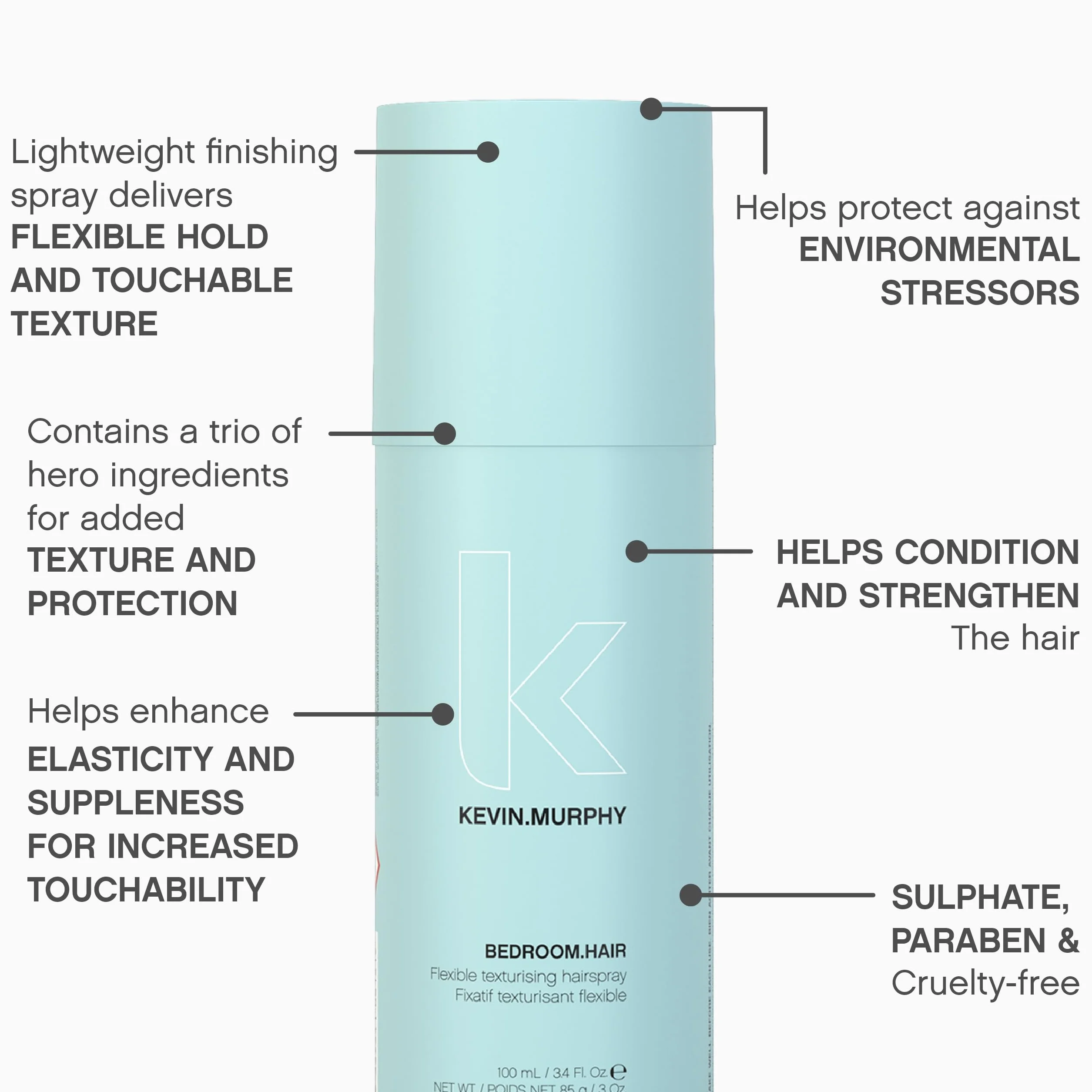 KEVIN MURPHY Bedroom Hair 100 ml soin coiffage homme femme
