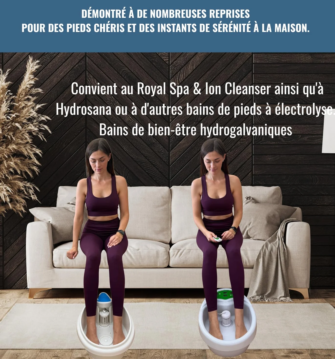 Hydrosana Sels activateurs pour bain de pieds ionique 100g désintoxication