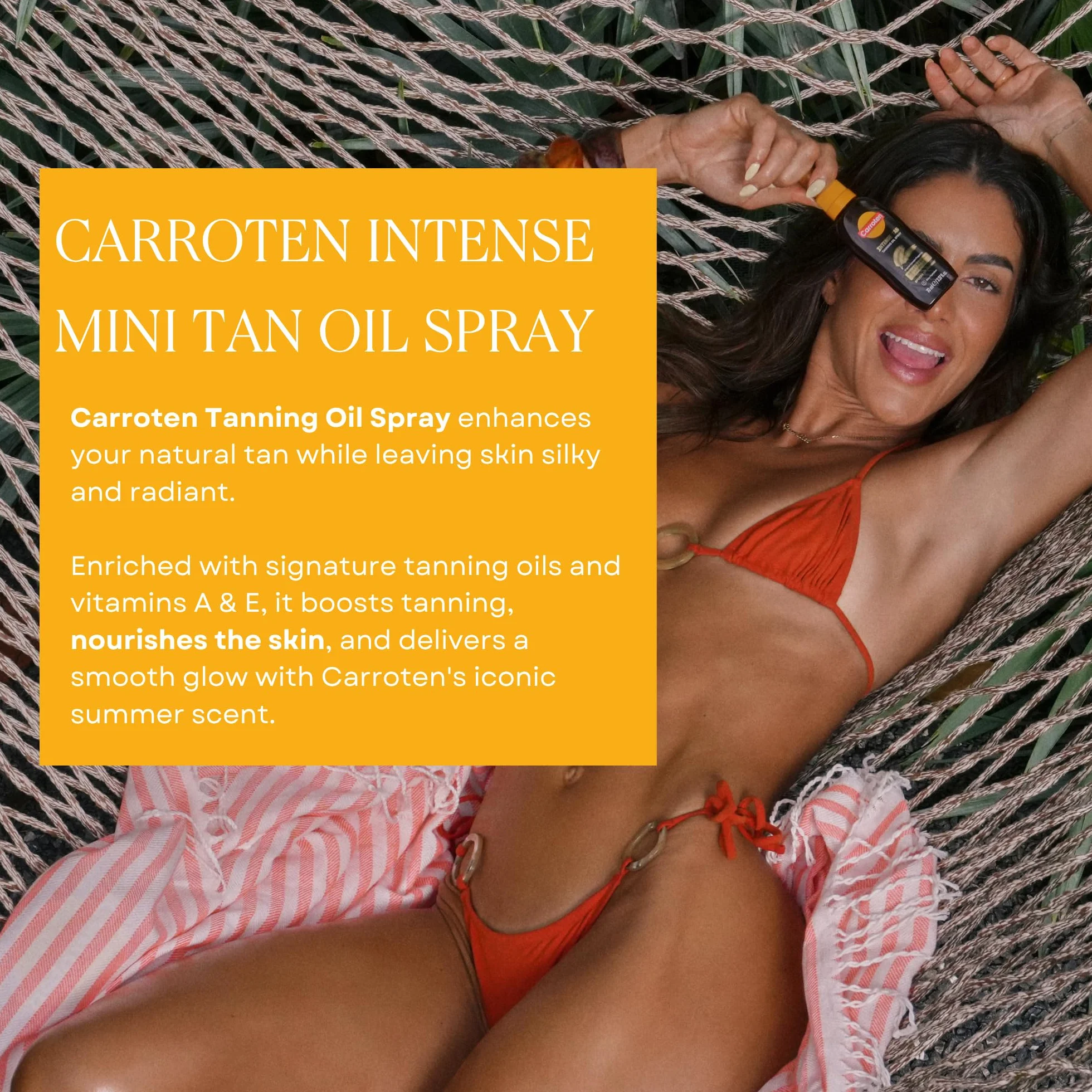 Huile de Bronzage Intense Carroten 70 ml SPF0 avec Vitamines A & E