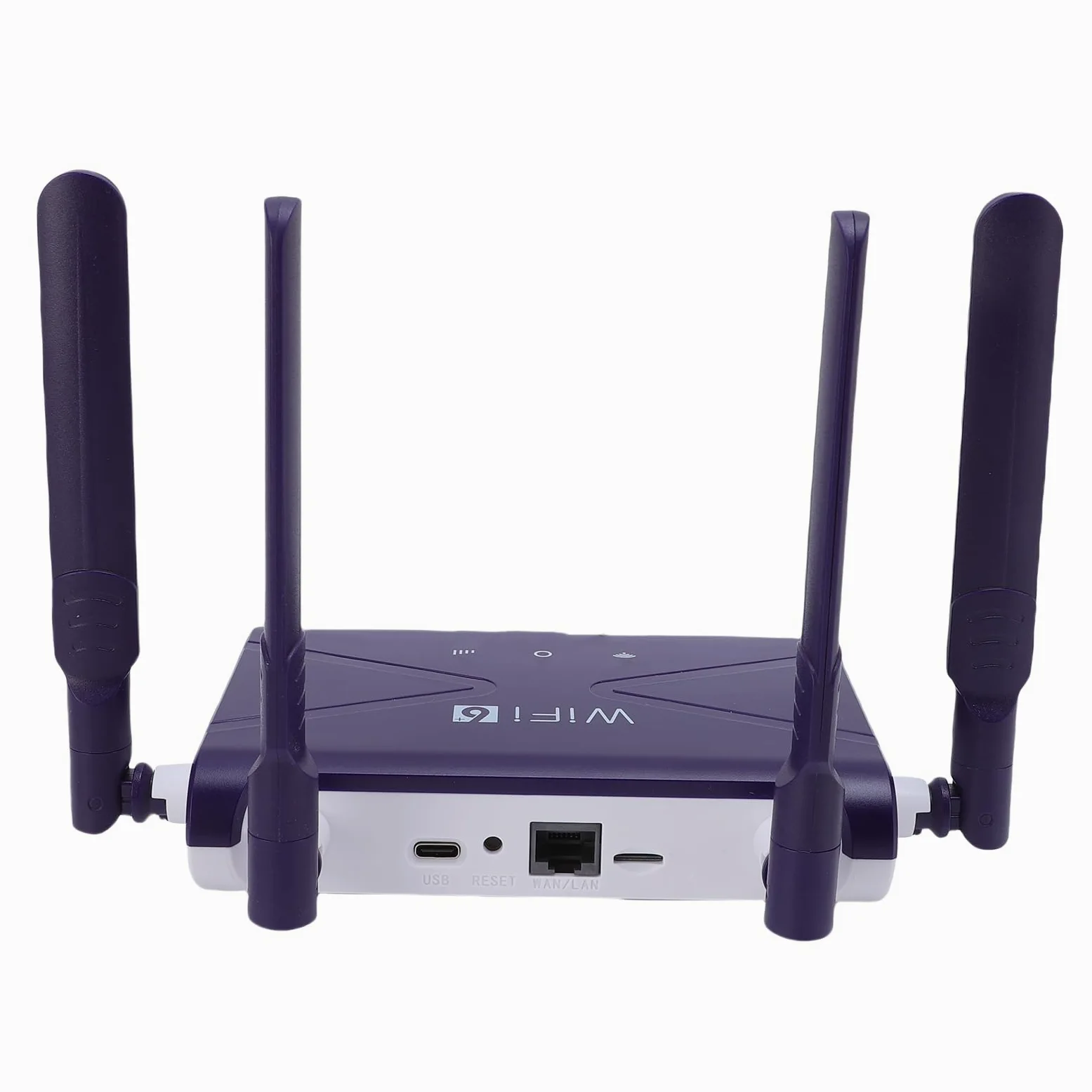 Jectse Routeur WiFi 6, 4G CPE LTE 300 Mbps, 802.11b G N, Routeur sans Fil avec Fente de Carte SIM, 4 Antennes, Prend en Charge jusqu'à 32 Appareils, Une Configuration Facile
