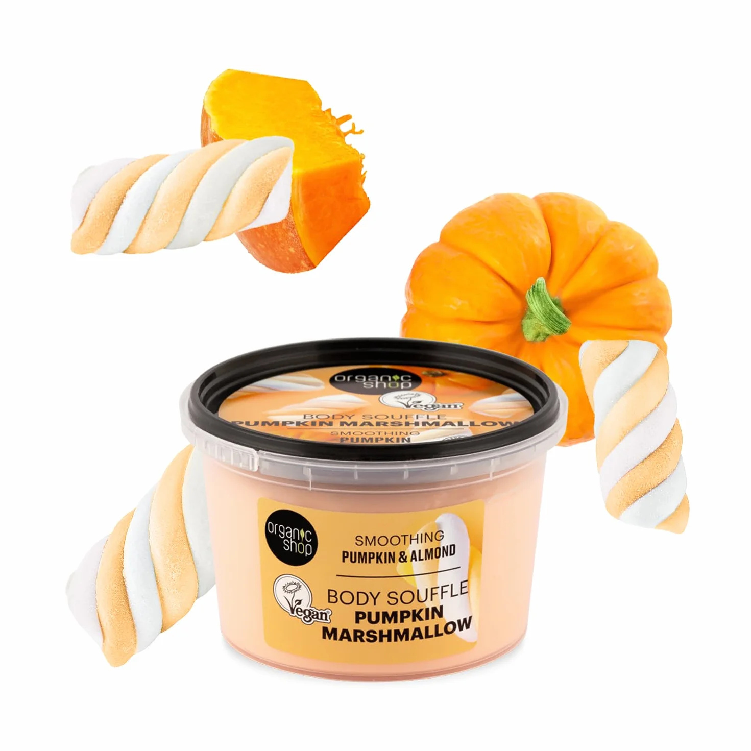 Organic Shop Body Souffle Pumpkin Marshmallow Smoothing 250 ml
