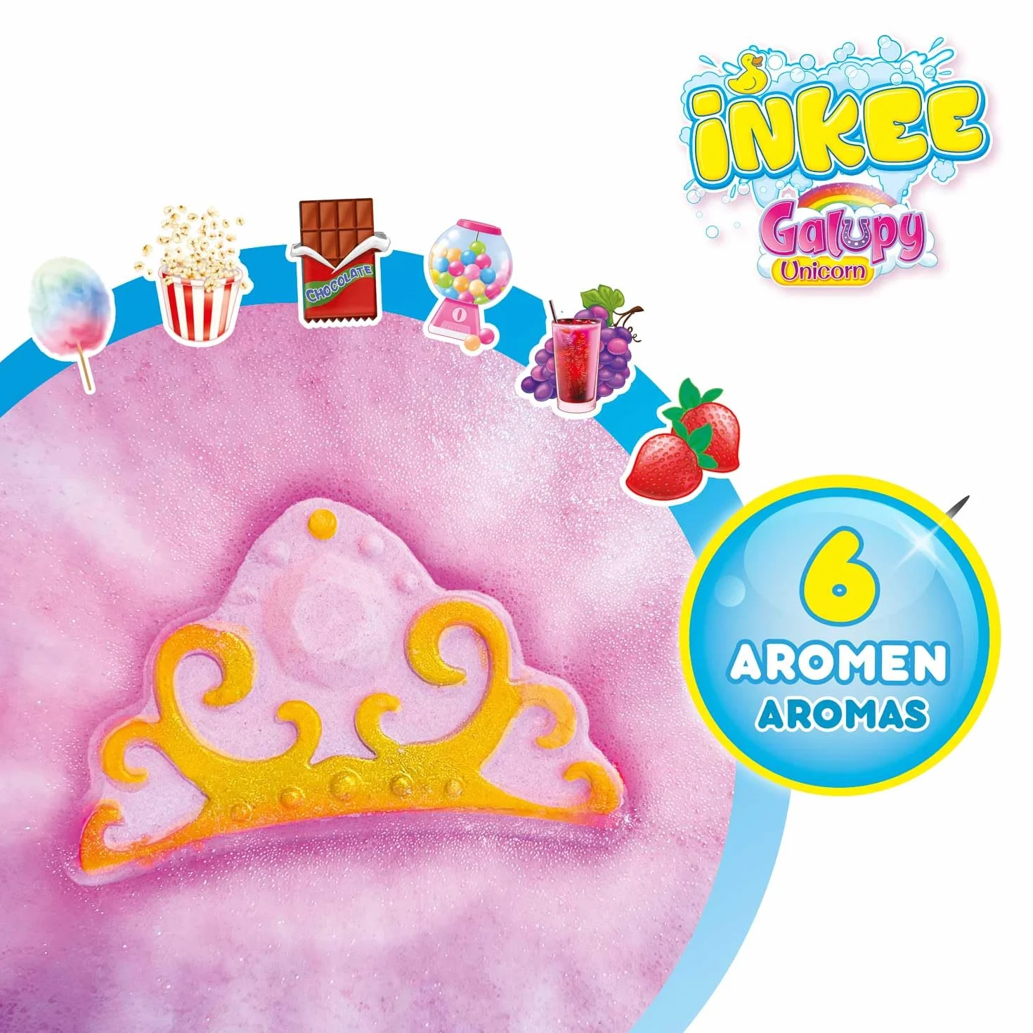 Coffret de Bain Licorne avec 7 Additifs pour Enfants - Bombes de Bain Licorne