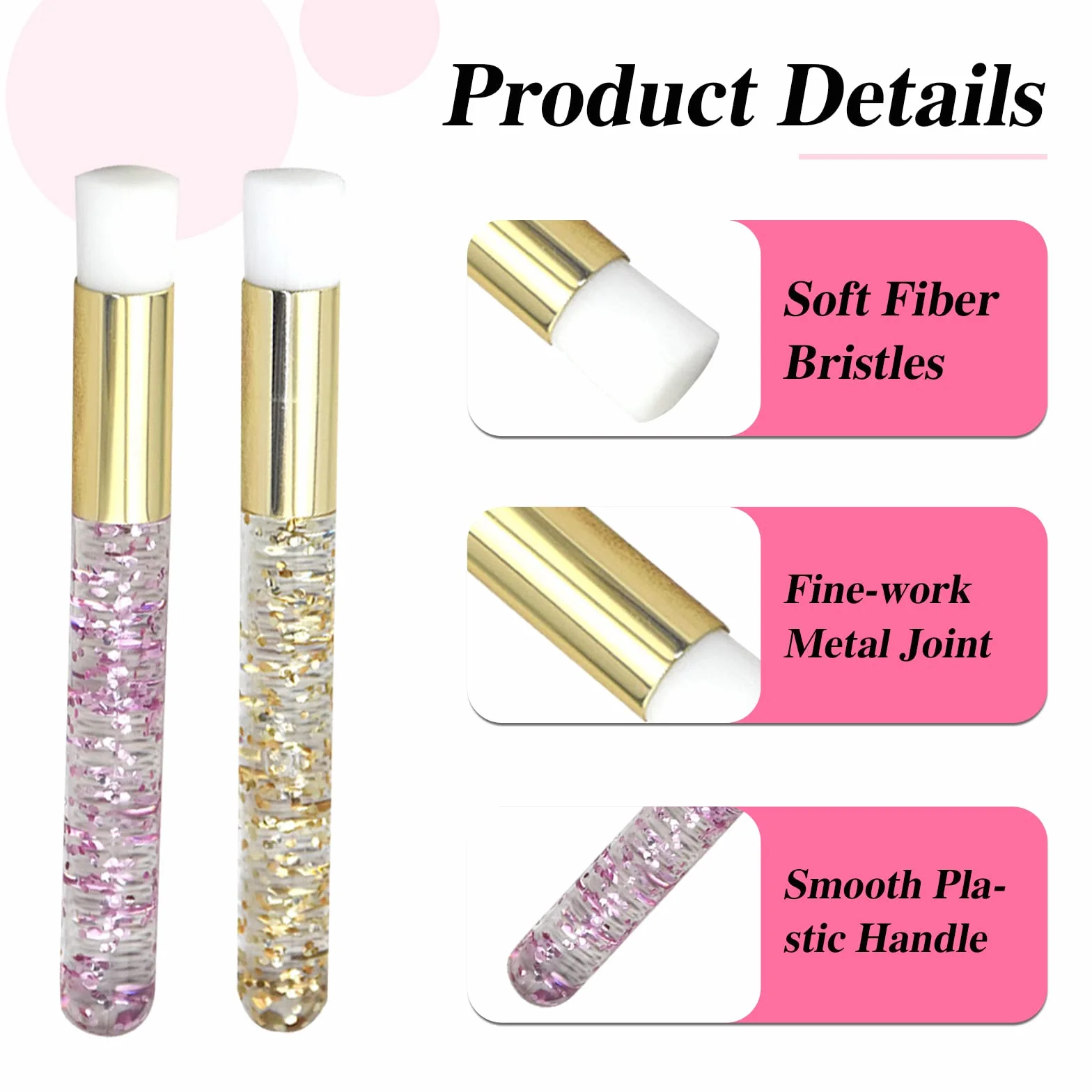 Brosses à Shampoing de Cils Nettoyage en Profondeur Pores Nez Points Noirs Extensions Lavage Cosmétiques 20 Pièces