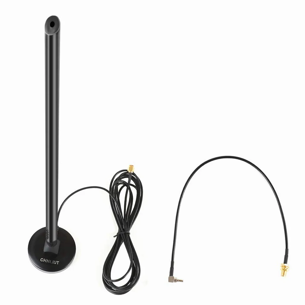 Antenne externe 4G LTE avec base magnétique, SMA mâle pour routeur | Support magnétique omnidirectionnel 5dBi
