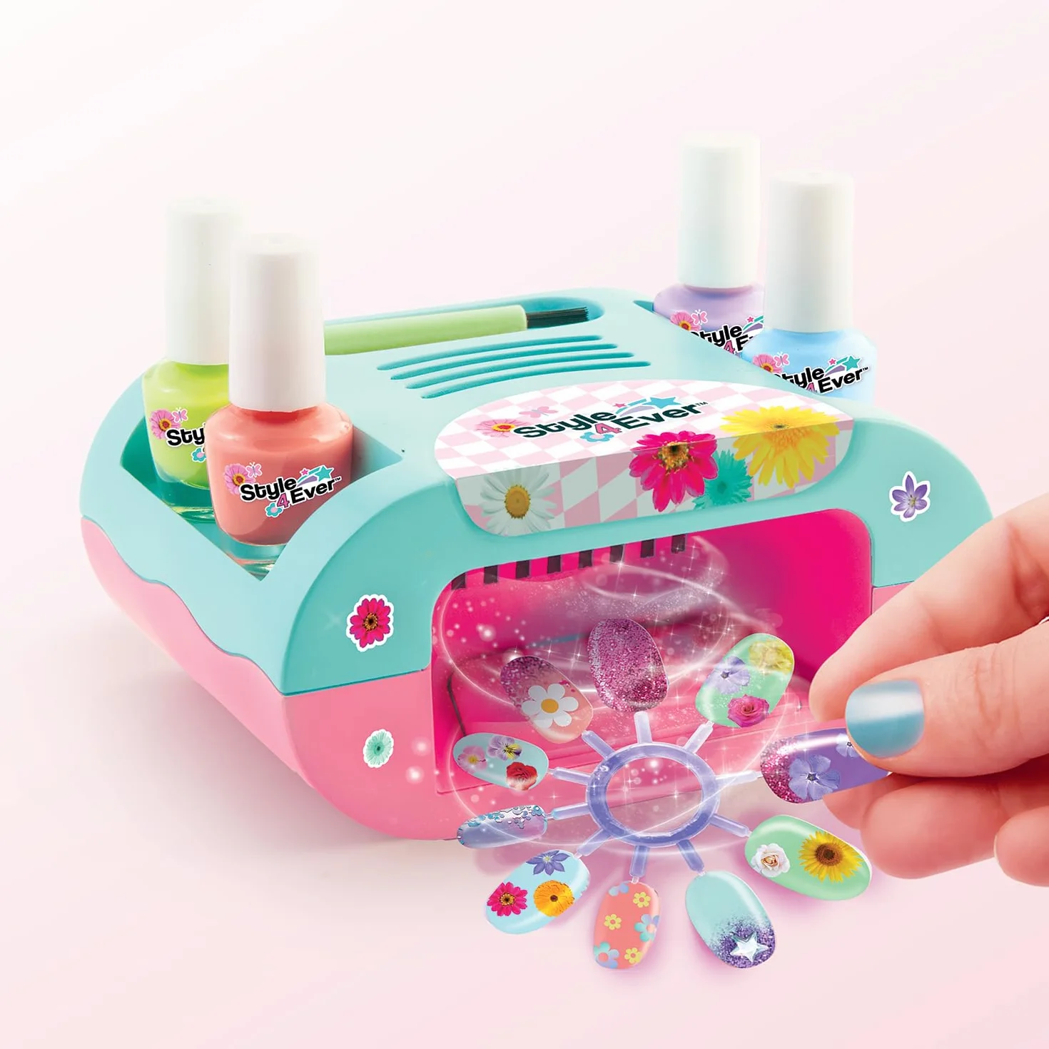 Canal Toys Style 4 Ever Set de Manucure Bloom Kit Créatif Nail Art Enfant 8+ Ans