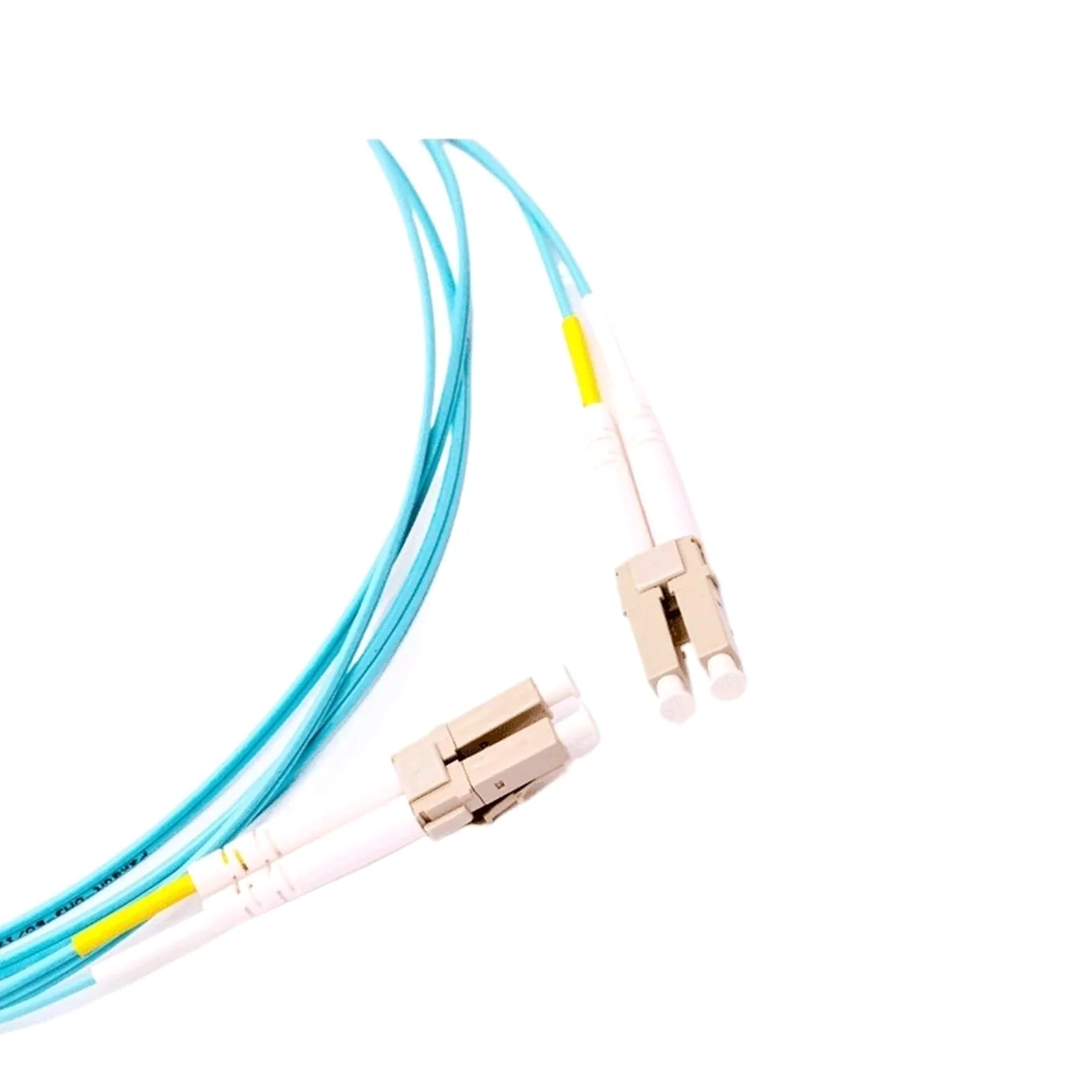 Câble de raccordement à Fibre Optique multimode LC-LC OM3 OM4 10 Gigabit à Double Mode et Double cœur(OM4-OM4,5 Metre)