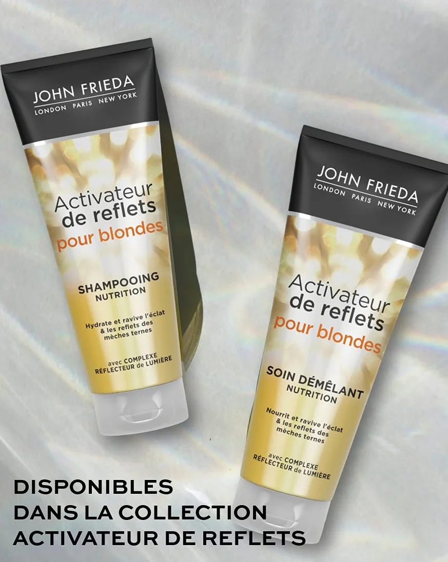 JOHN FRIEDA Activateur de Reflets pour Blond Soin Démêlant Nutrition 250ml