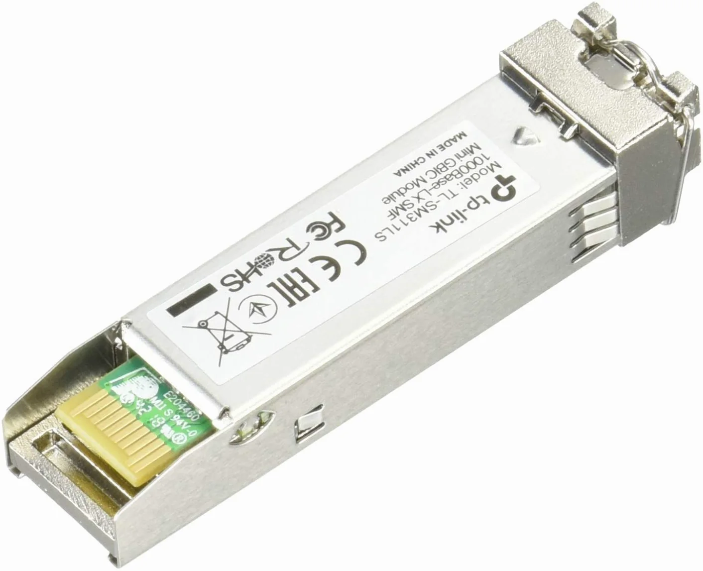TP-Link MC220L Convertisseur RJ45 Gigabit/Module mini-GBiC SFP Multimode-Monomode/0.55-10km, Noir & TL-SM311LS Module Fibre MiniGBiC SFP Mono Mode 10Kms LC