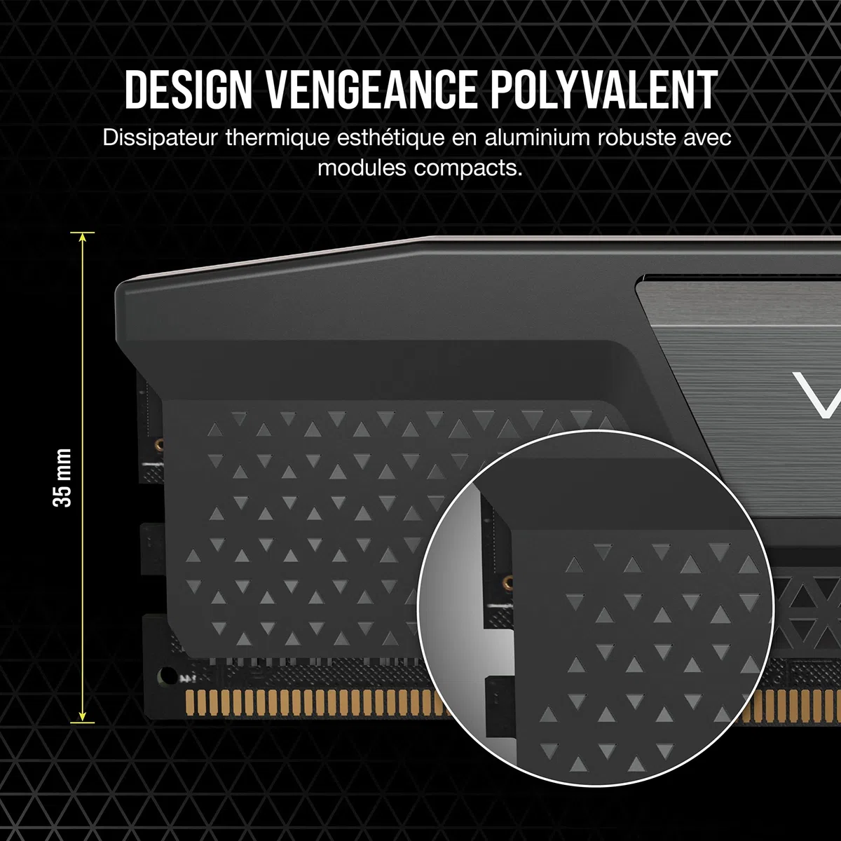 CORSAIR Vengeance DDR5 32Go (2 x 16Go) Jusqu'à 6200MHz Intel RAM