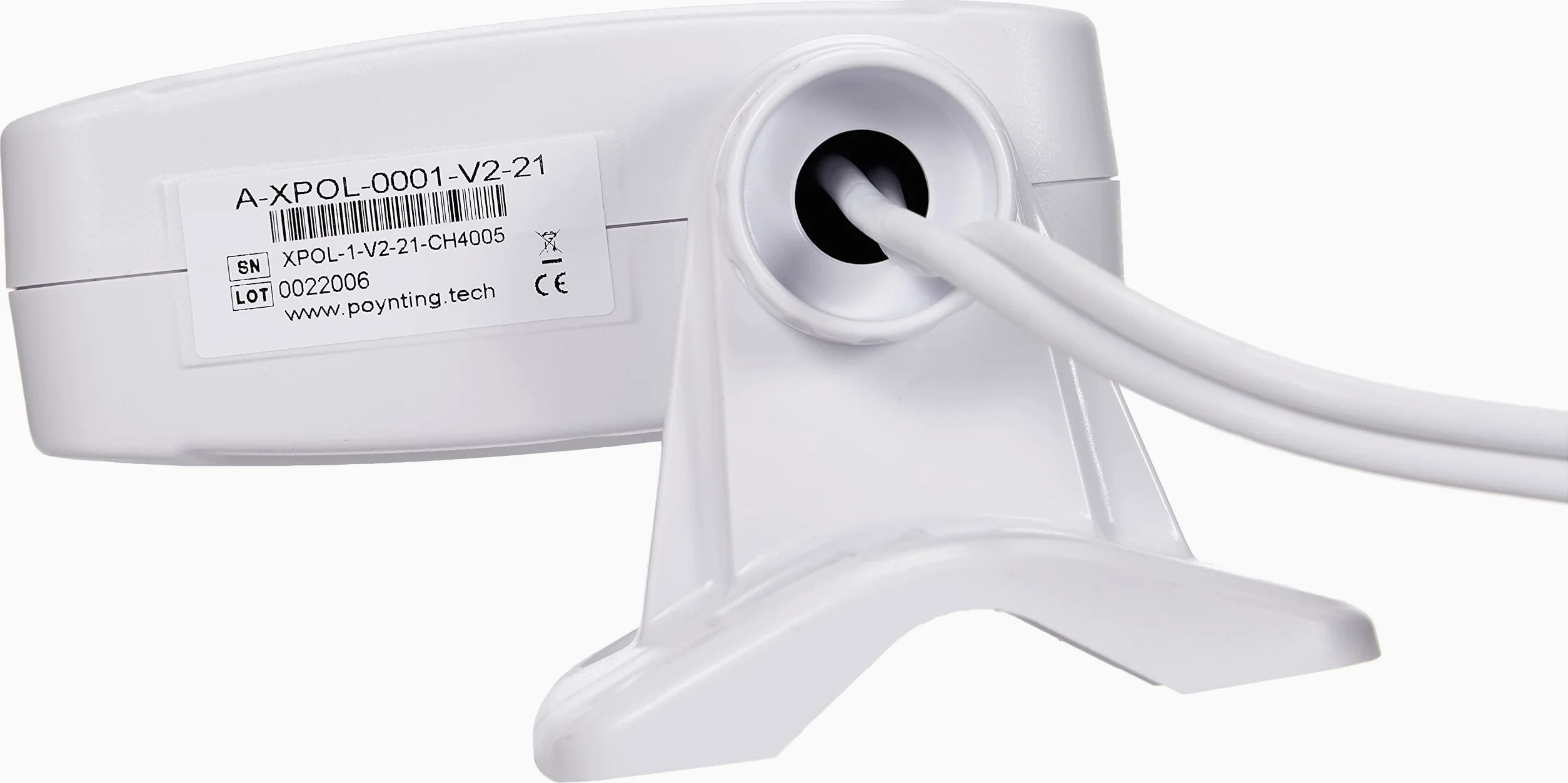 Poynting – Antenne extérieure omnidirectionnelle XPOL-1 V2 5G 3dBi polarisée LTE 2x2 MIMO, blanc