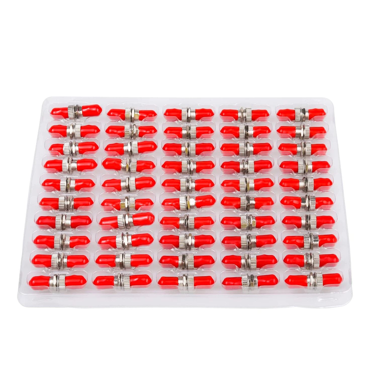 Lot de 50 coupleurs de fibre optique ST vers ST - Simplex monomode multimode