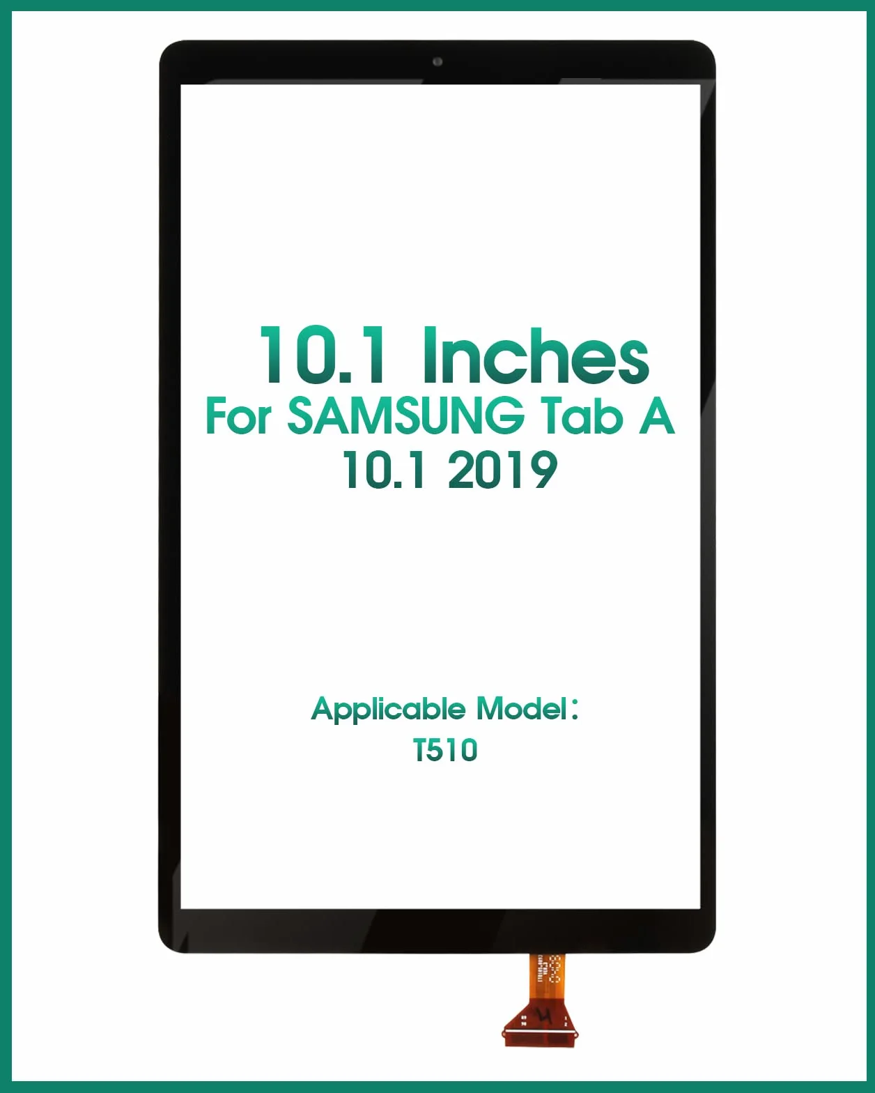 Écran de Remplacement Samsung Galaxy Tab A 10.1 2019 SM-T515 SM-T510 Tactile Numériseur Réparation Noir